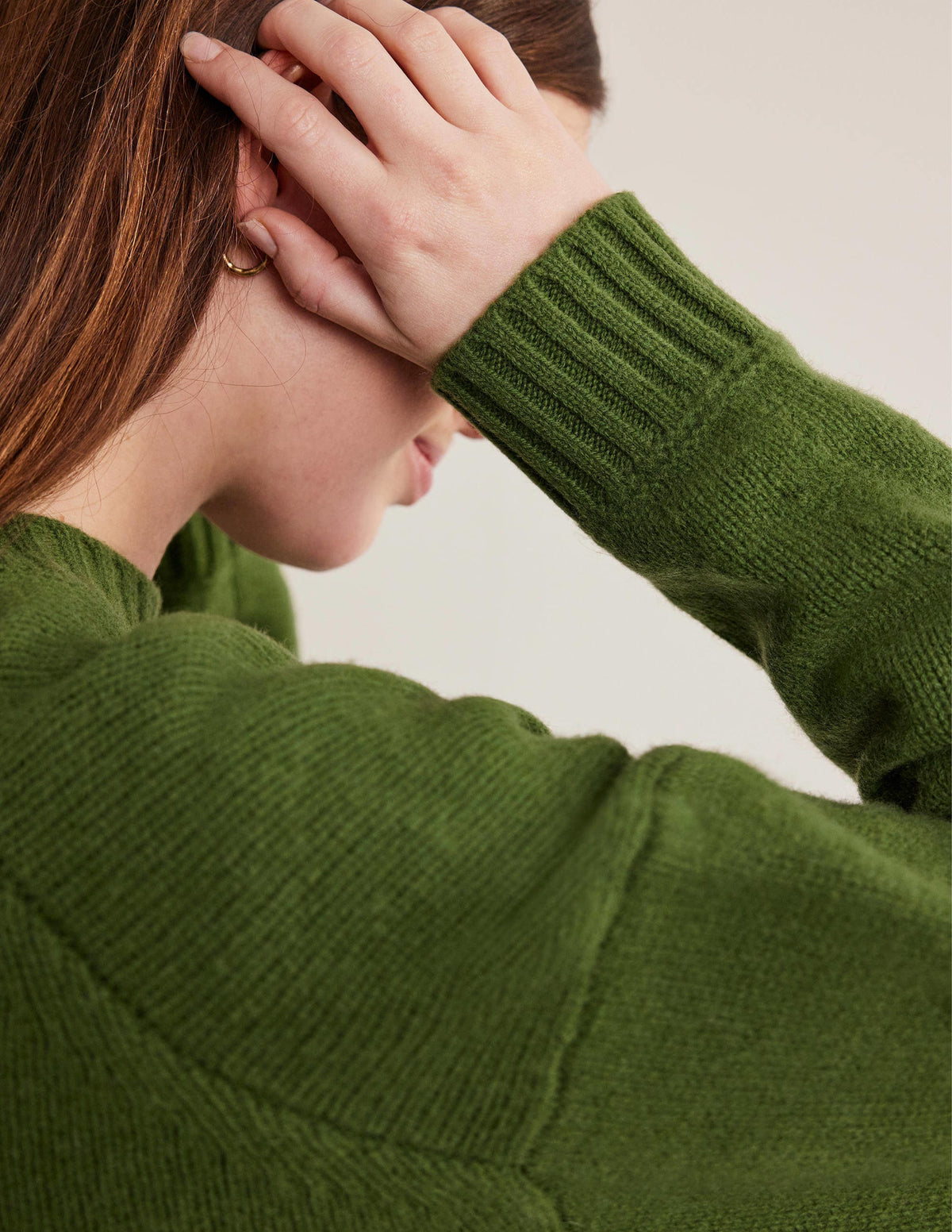 Brushed Wool Cropped Cardigan-Park Ranger - Image 2