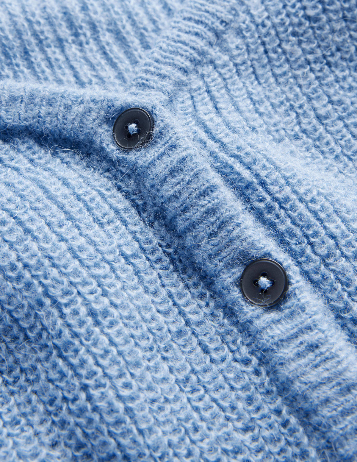 Cropped Fluffy Cardigan-Linseed-6