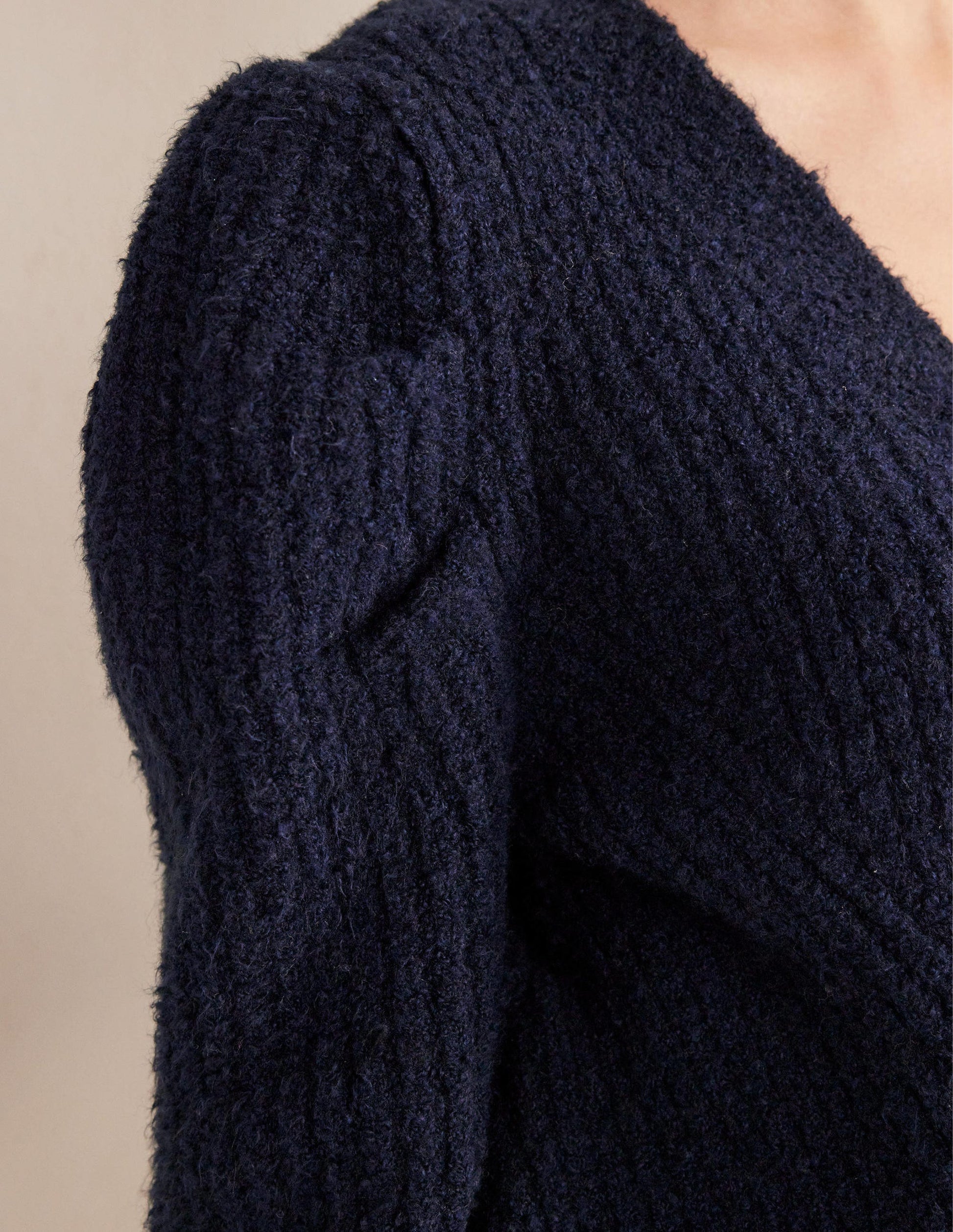 Engineered Rib Cardigan-Navy-2