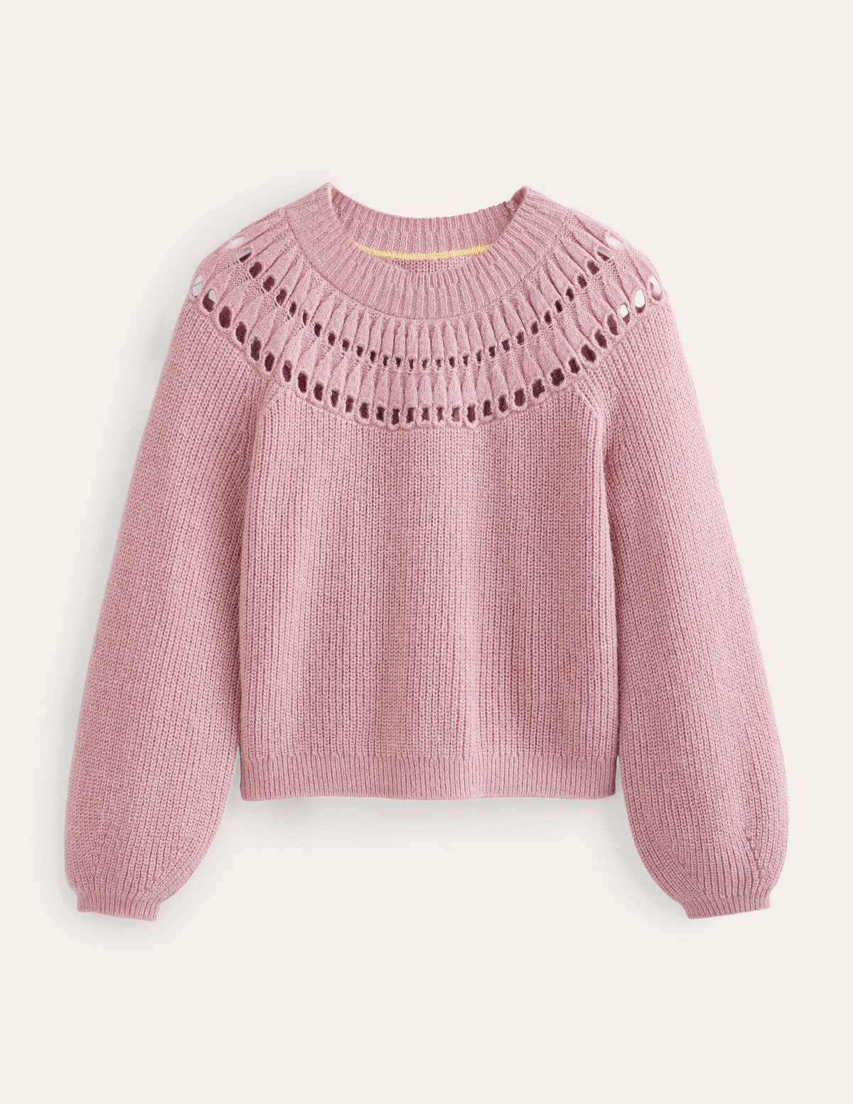 Fluffy Ruffle Sweater-Dahlia Pink - Image 2