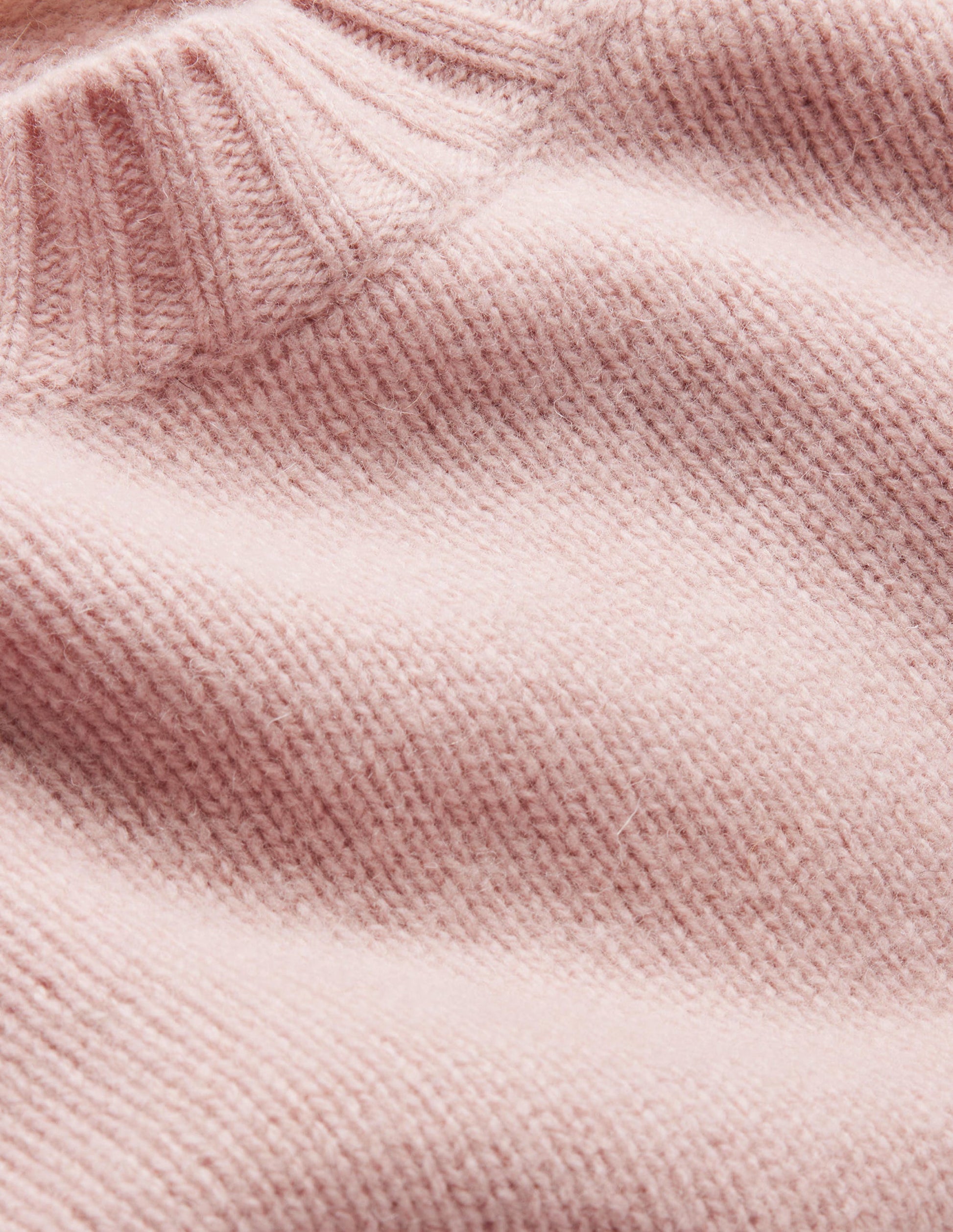 Brushed Wool Cropped Sweater-Chalky Pink-7