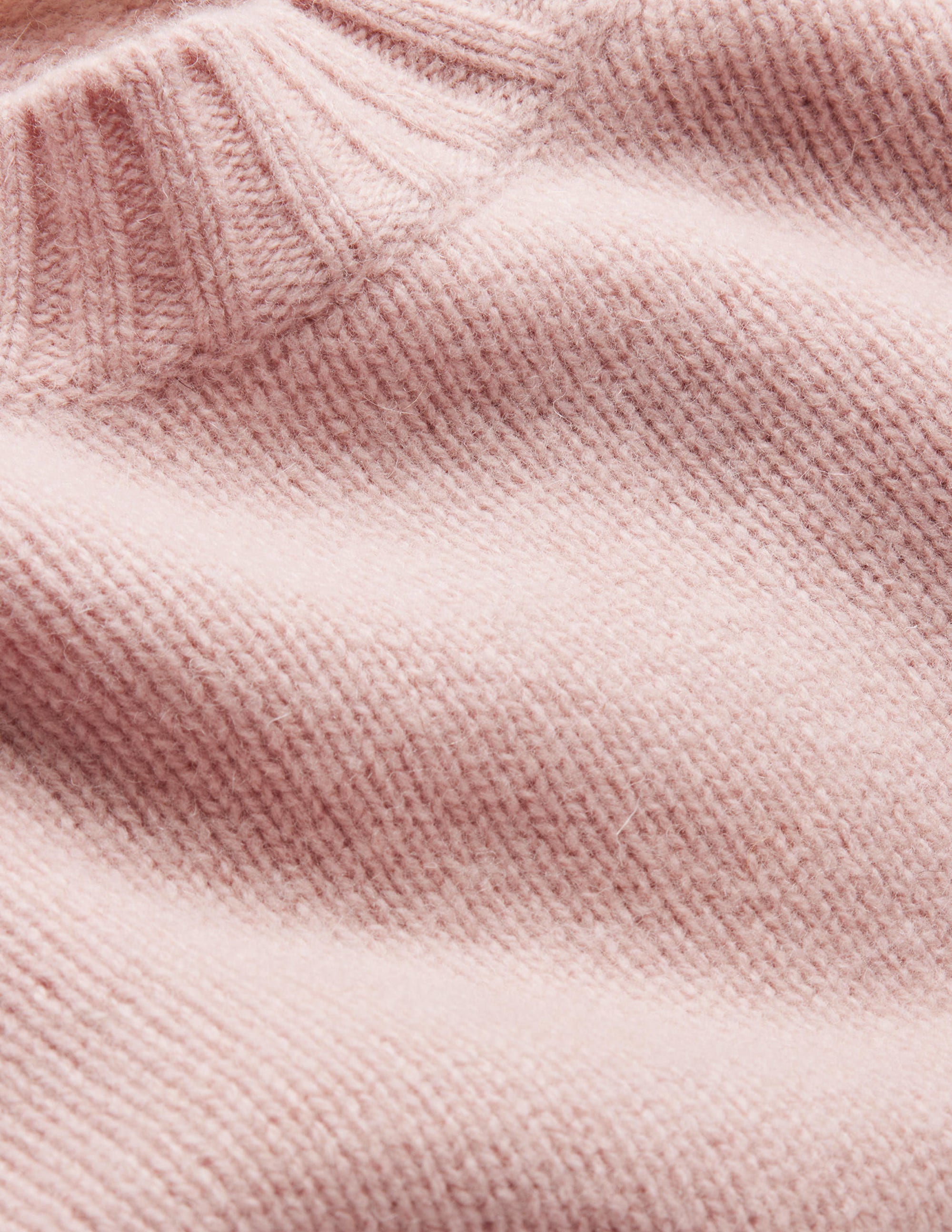 Brushed Wool Cropped Sweater-Chalky Pink - Image 7