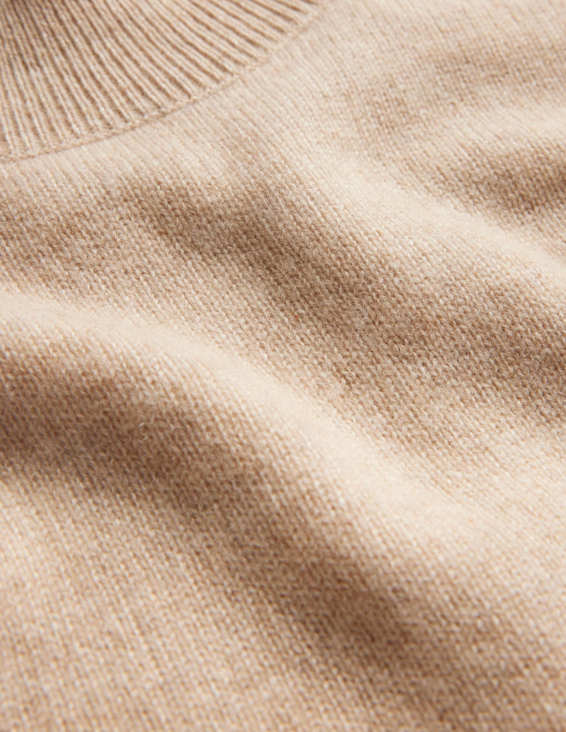 Cashmere Stand Neck Sweater-Chinchilla Melange-7