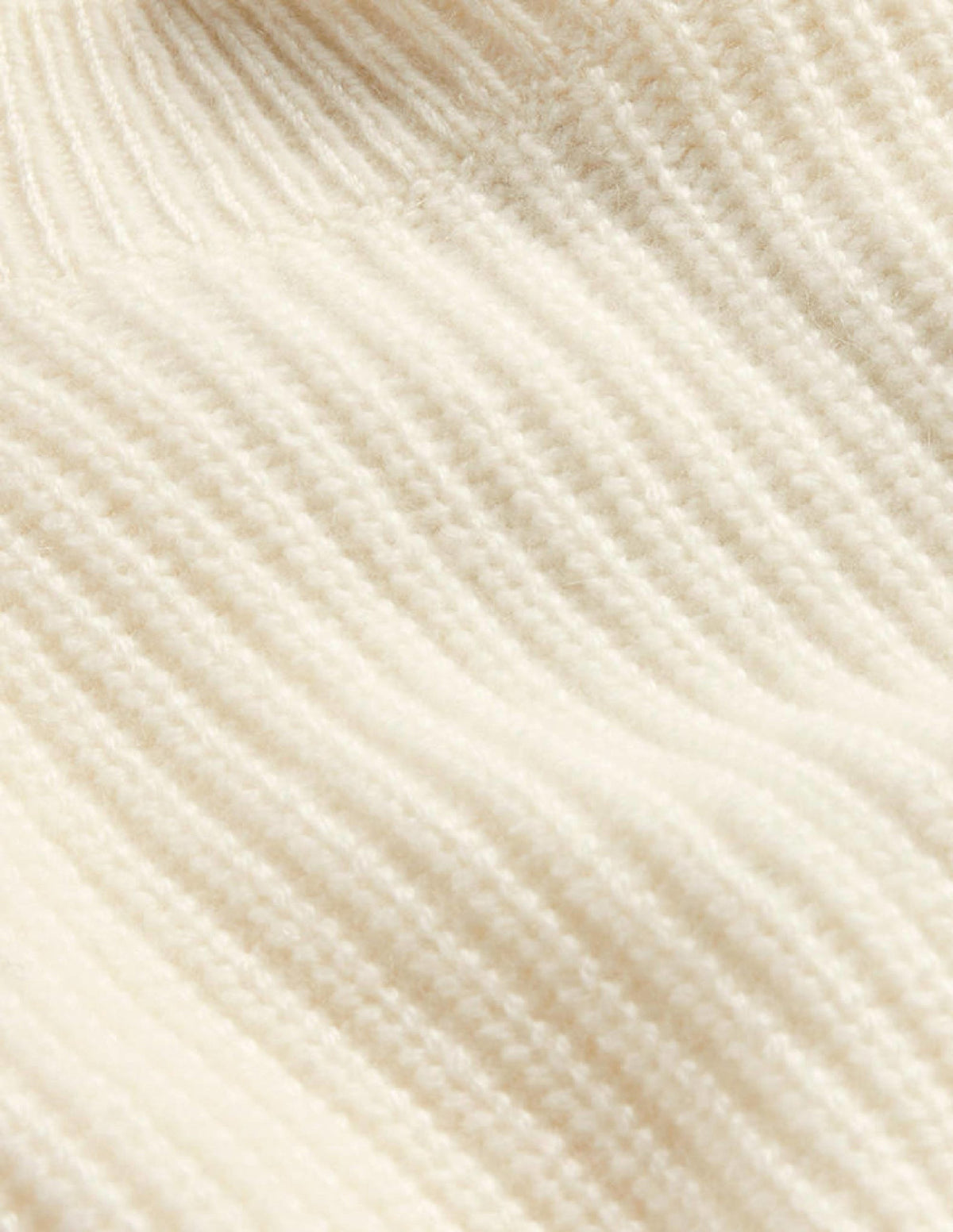 Key Hole Cashmere Sweater-Warm Ivory - Image 6
