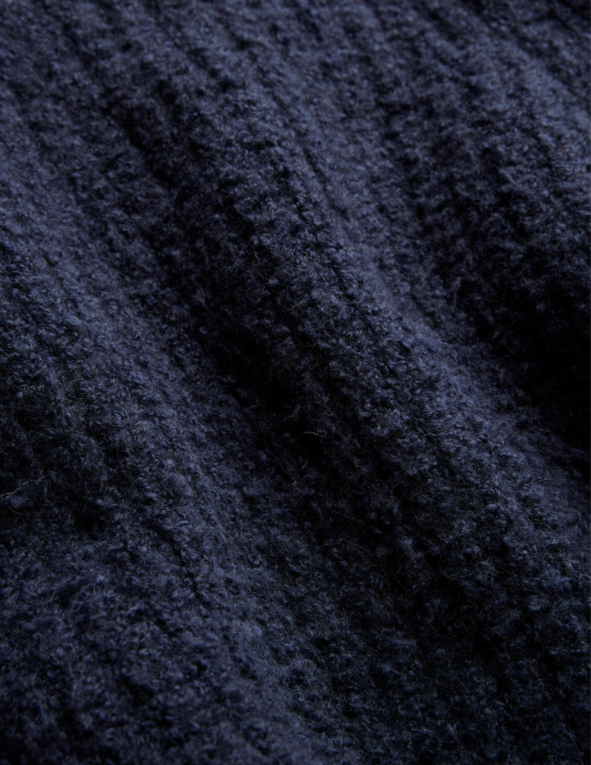 Engineered Rib Pleat Sweater-Navy - Image 6
