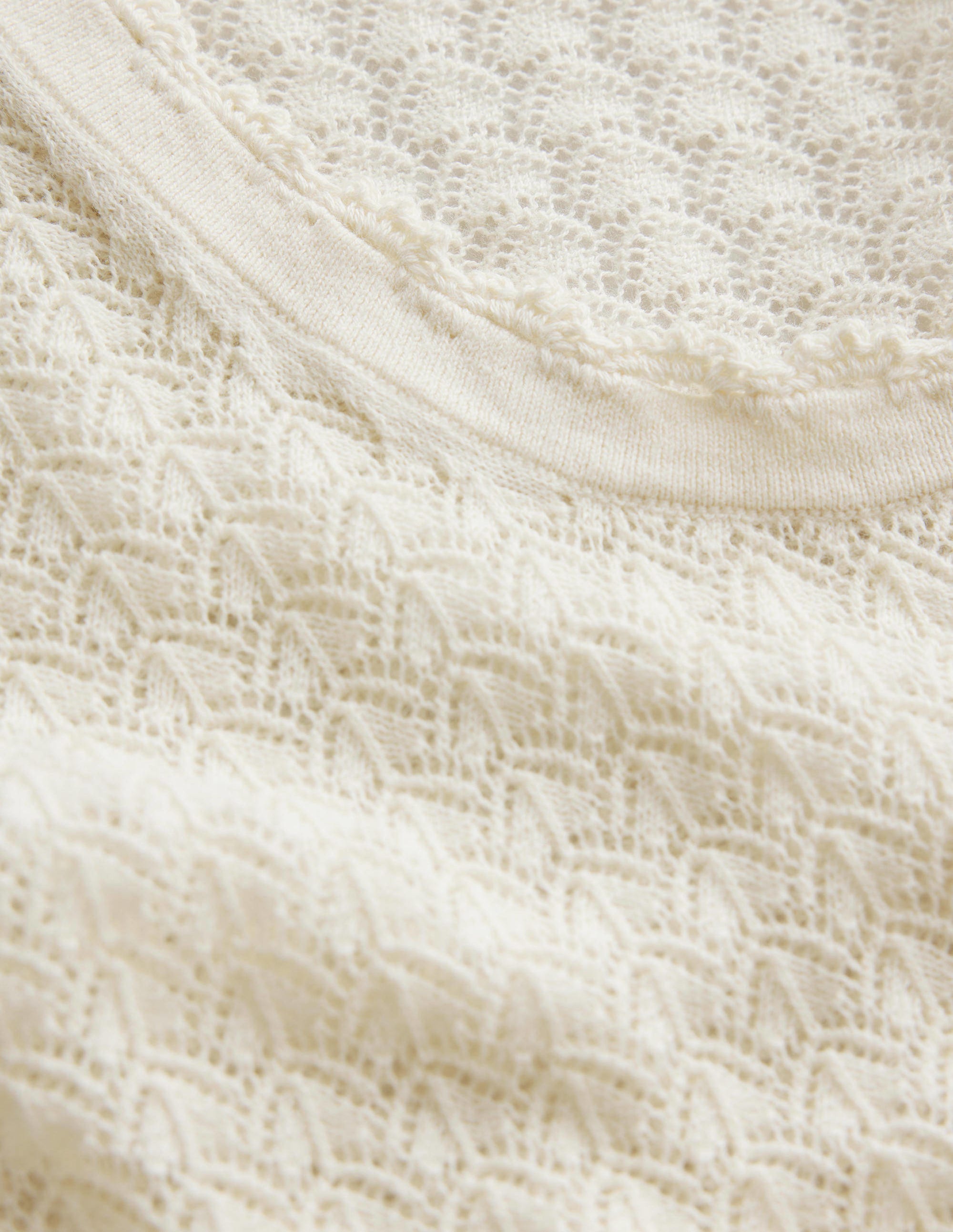 Pointelle Vest-Warm Ivory - Image 6
