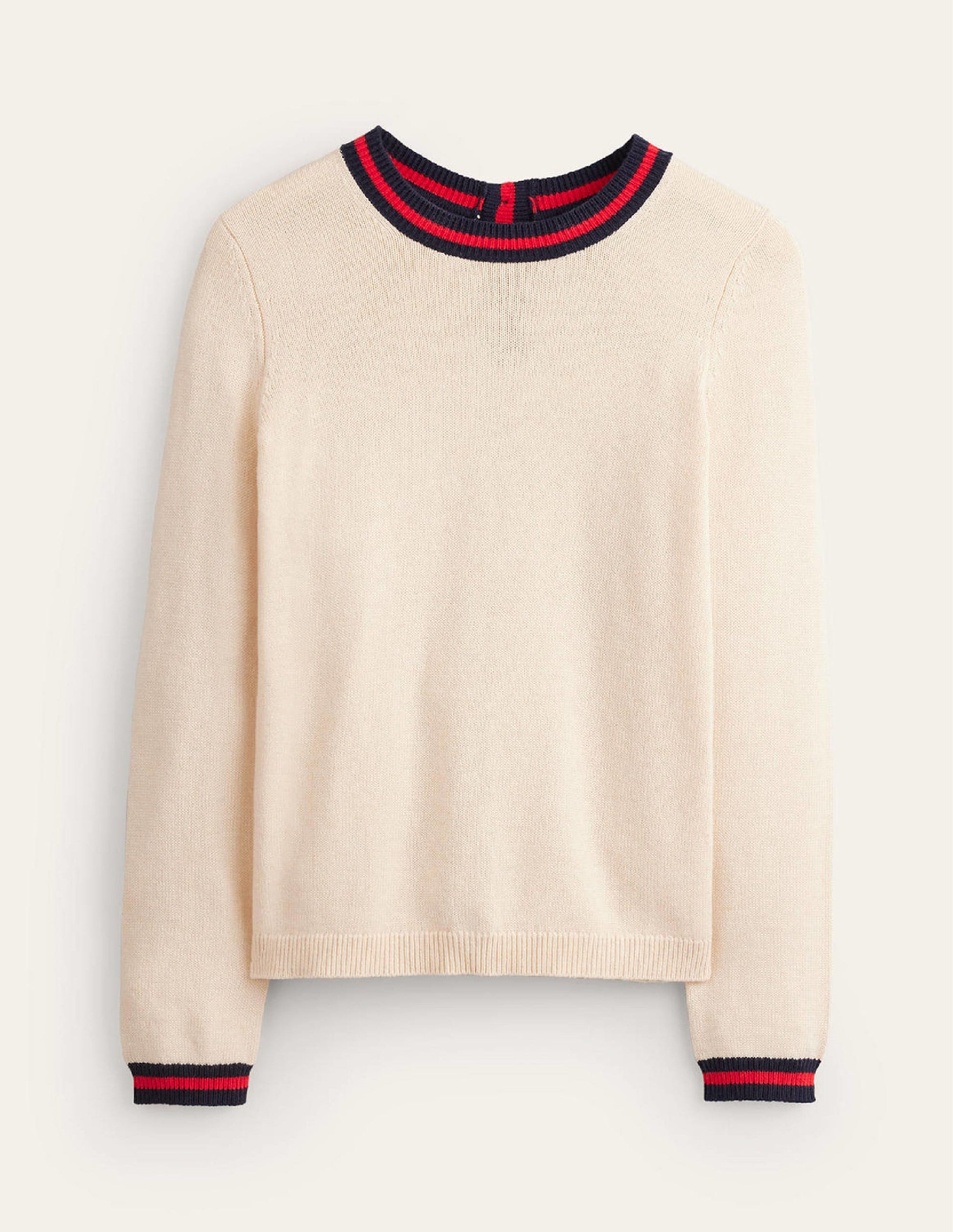Cecily Button Back Sweater-Warm Ivory, Brand Stripe-5