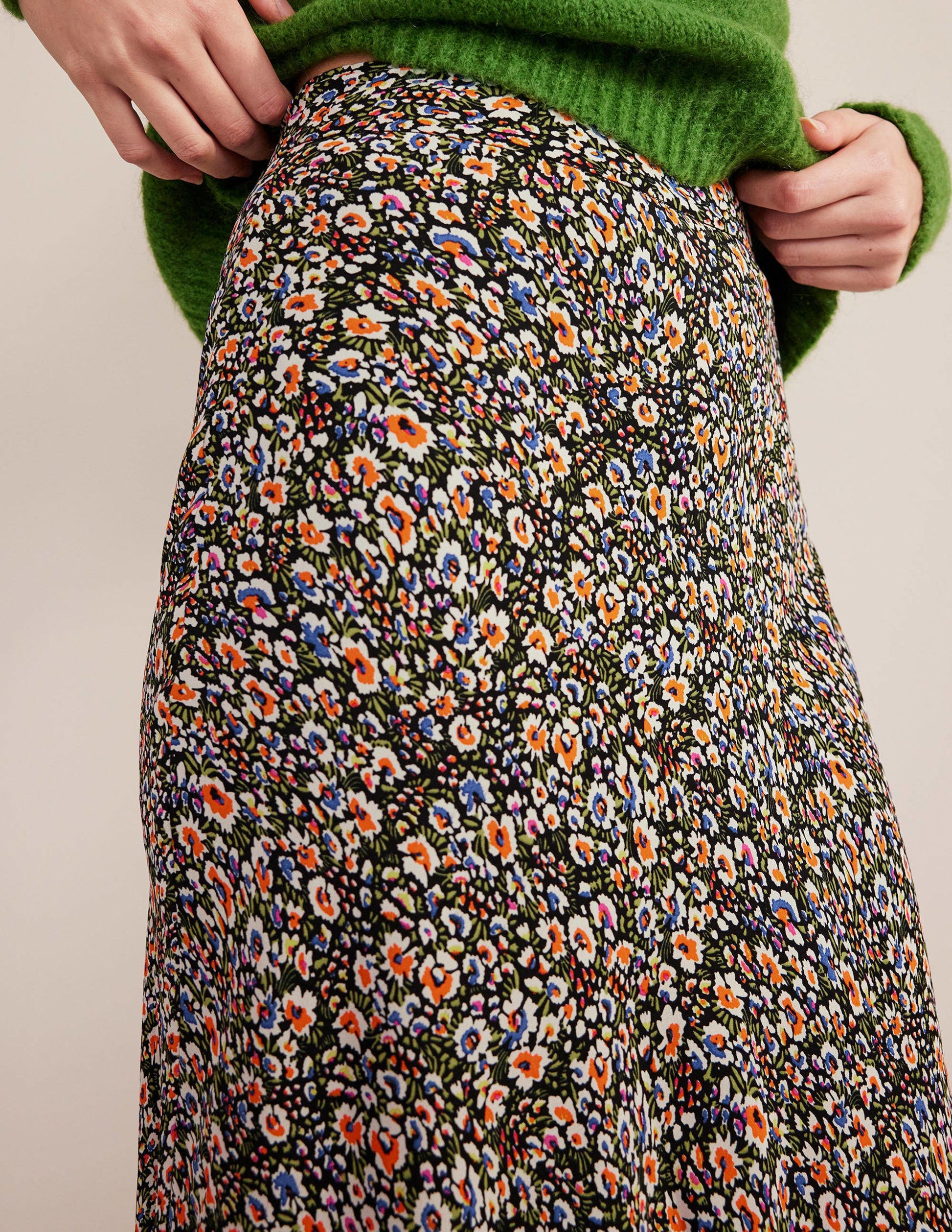 Cecelia Midi Skirt-Multi, Eden Bloom-2