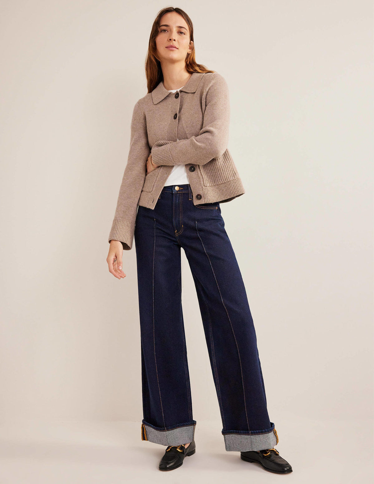 Turn-up Jeans-Indigo-1