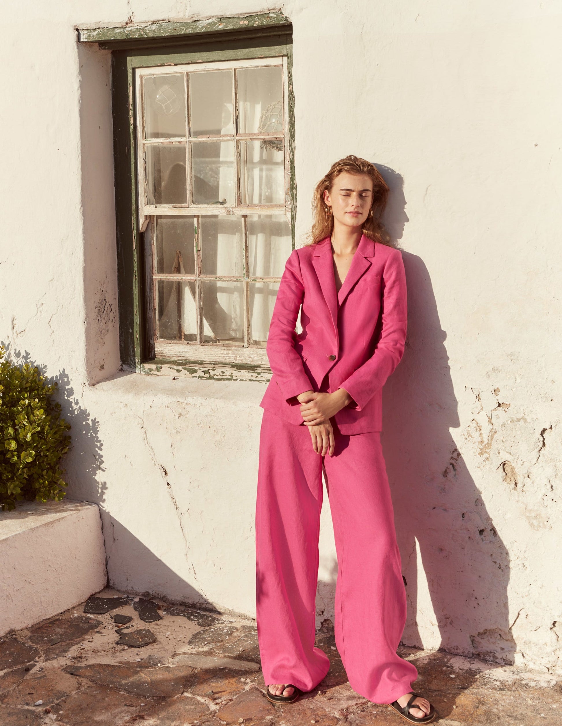 Highbury Linen Pants-Rose Violet-9