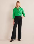 Hampshire Flared Pants-Black
