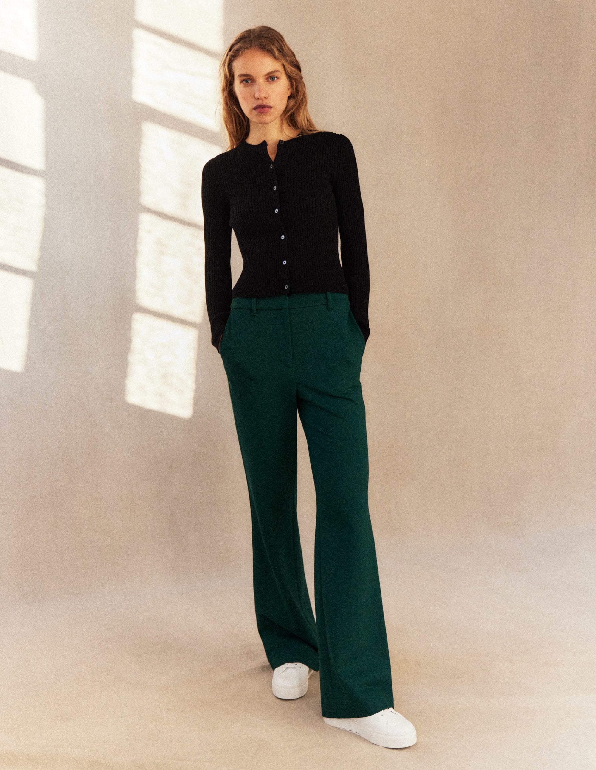 Hampshire Flared Pants-Emerald Night - Image 6