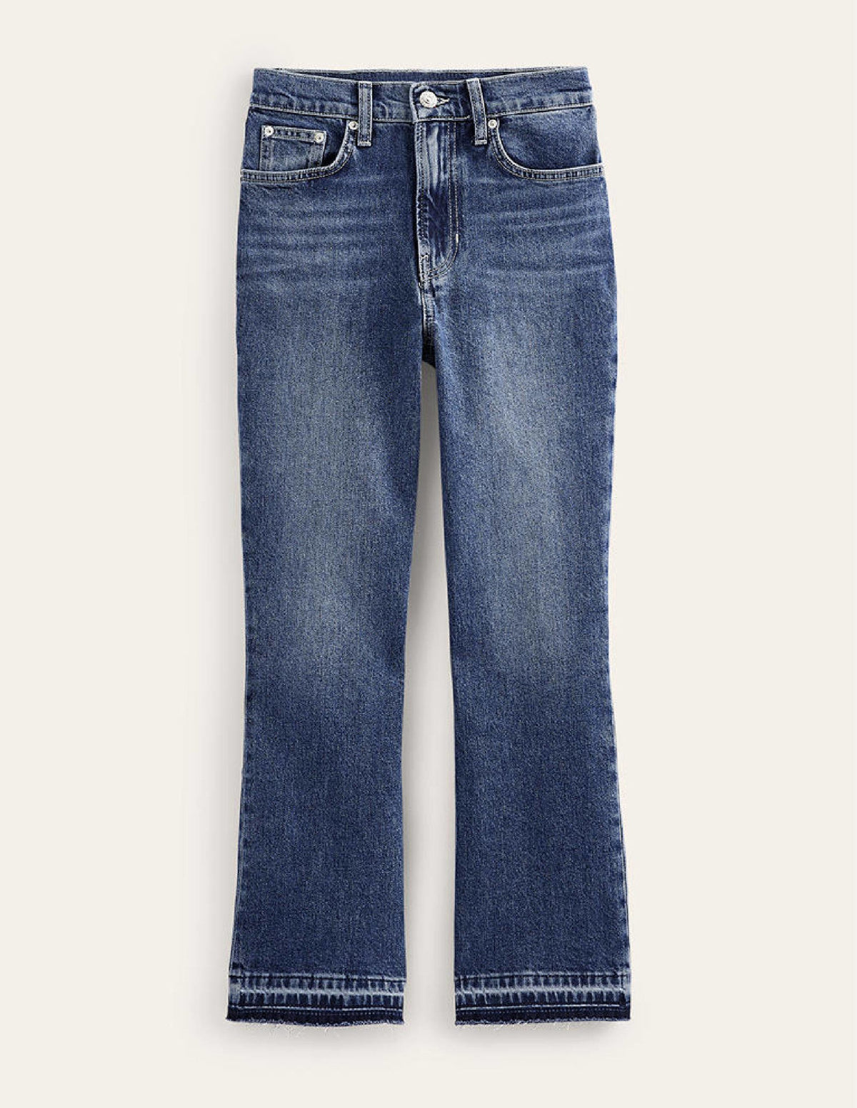 Mid Rise Baby Kick Jeans-Dark Vintage - Image 8
