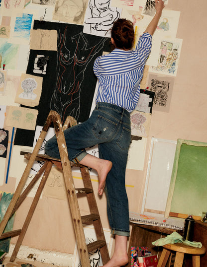 High Rise '90s Tapered Jeans-Mid Vintage-7