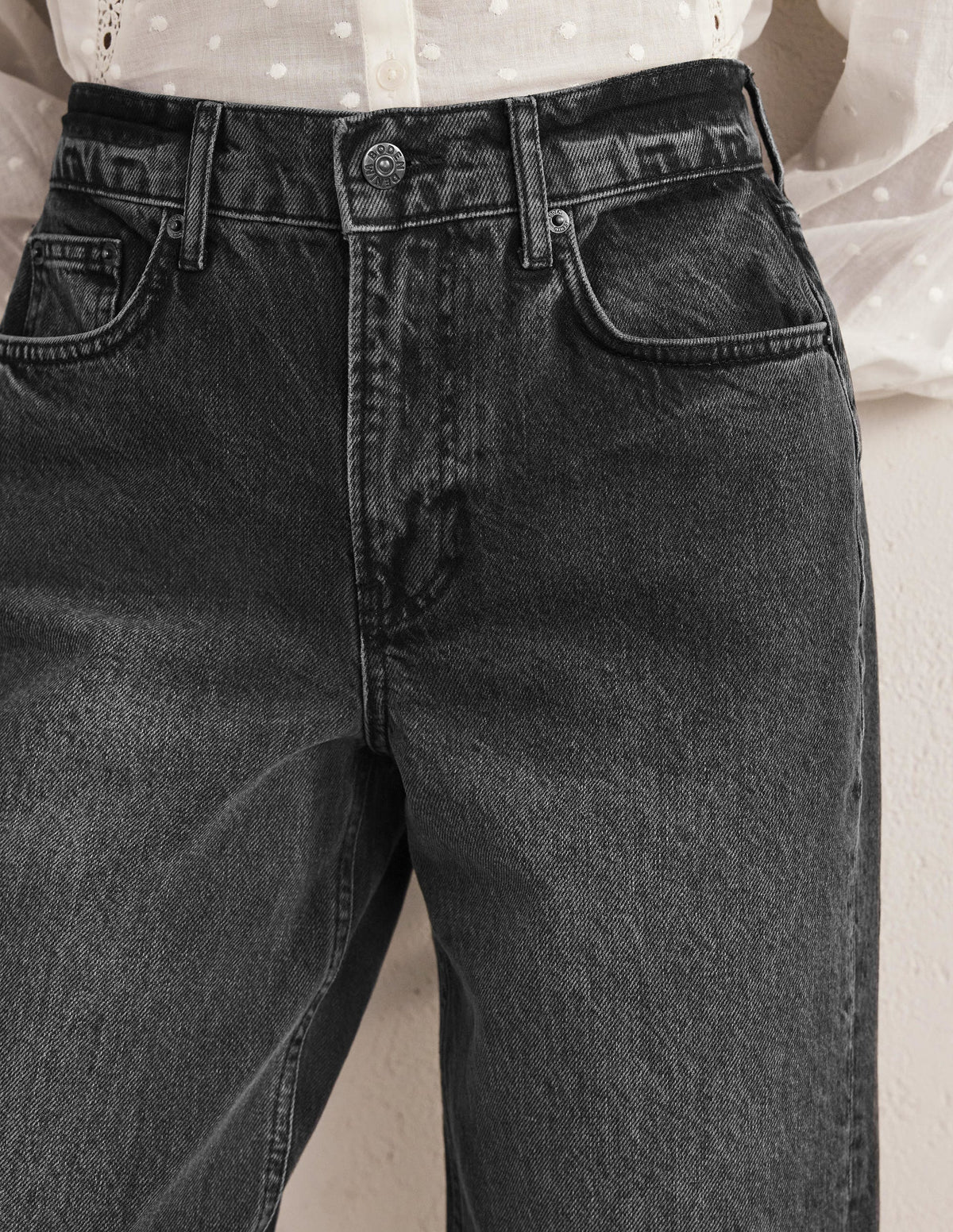 Boyfriend Jeans-Black - Image 5