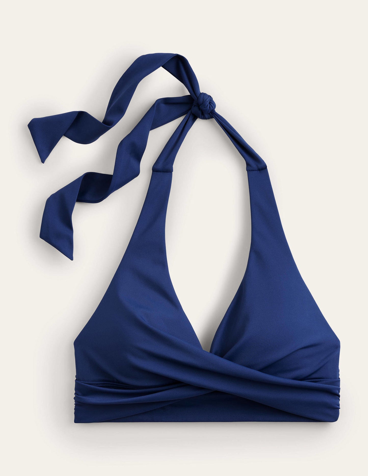 Levanzo Halter Bikini Top-French Navy