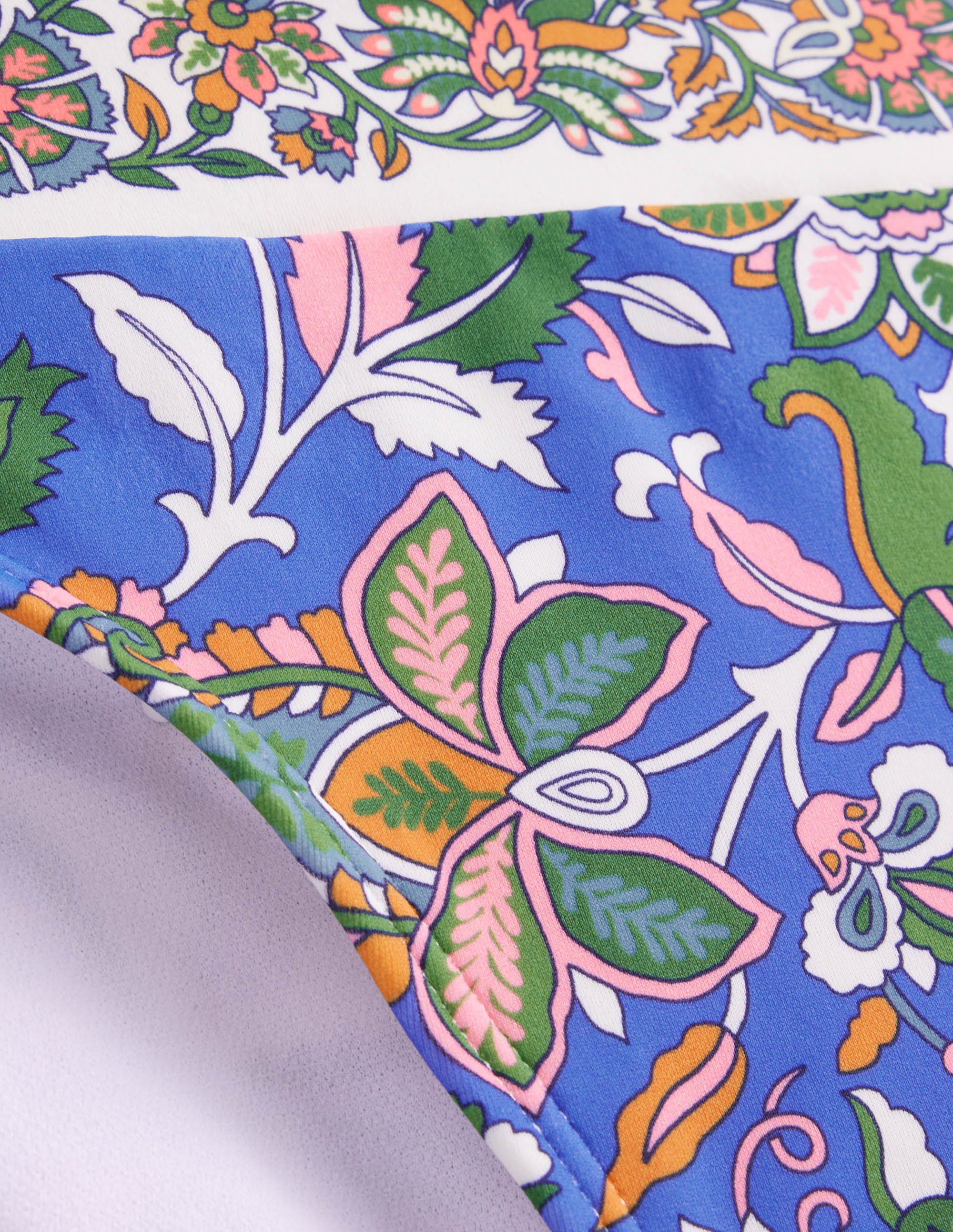 Ithaca Panel Bikini Bottoms-Delft, Paisley Vine - Image 6