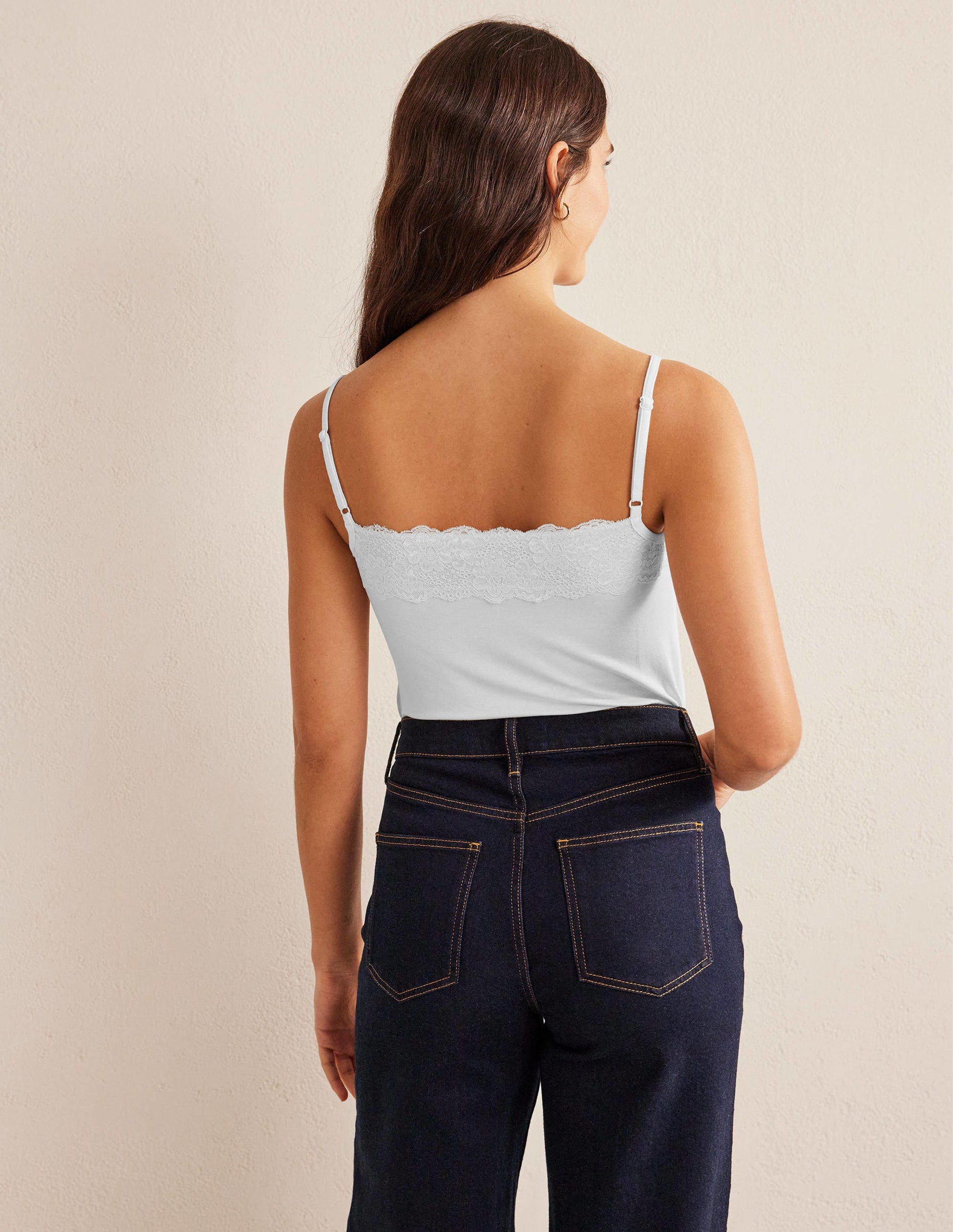 Lace Cami Top-White-3