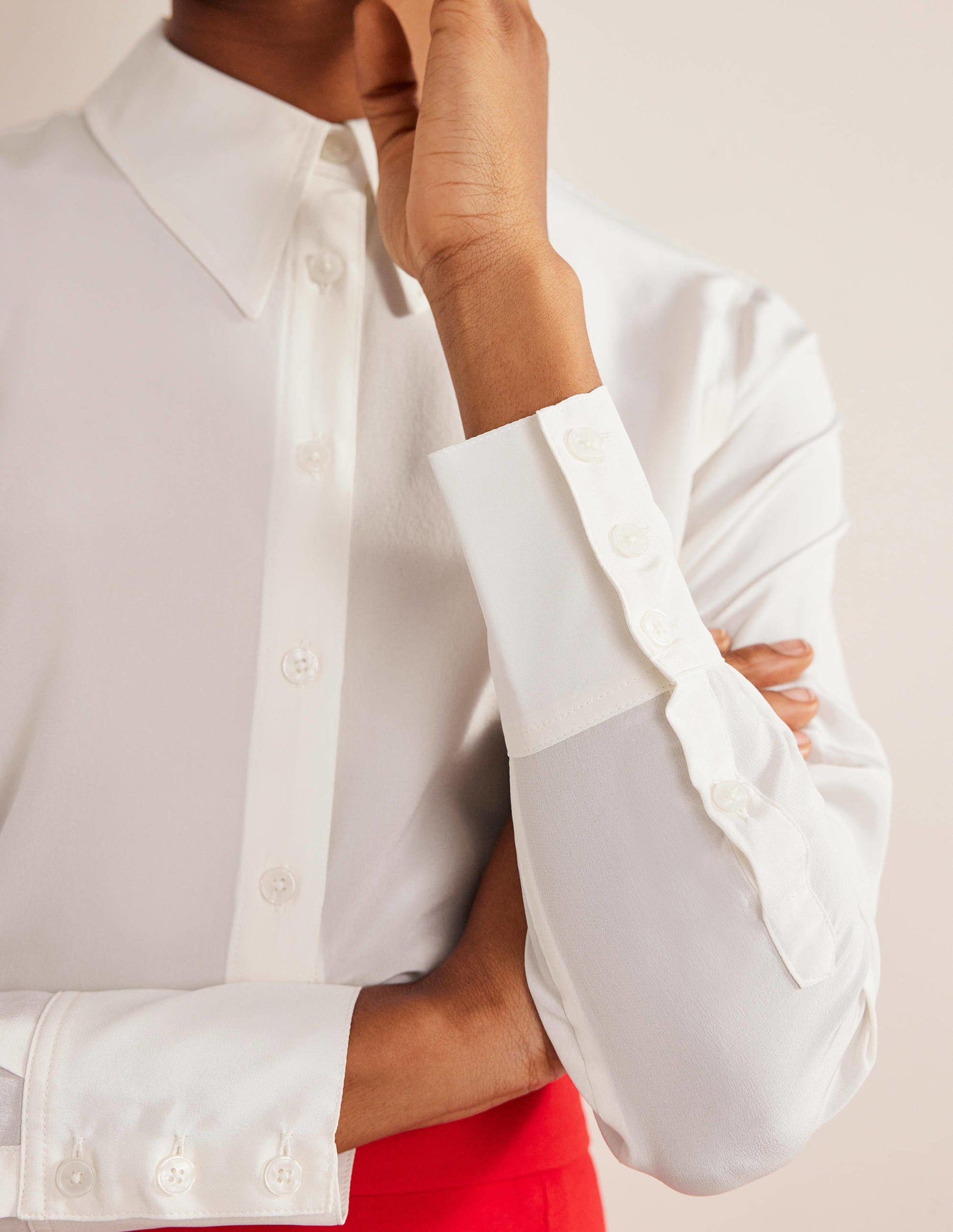 Silk Shirt-Ivory-4