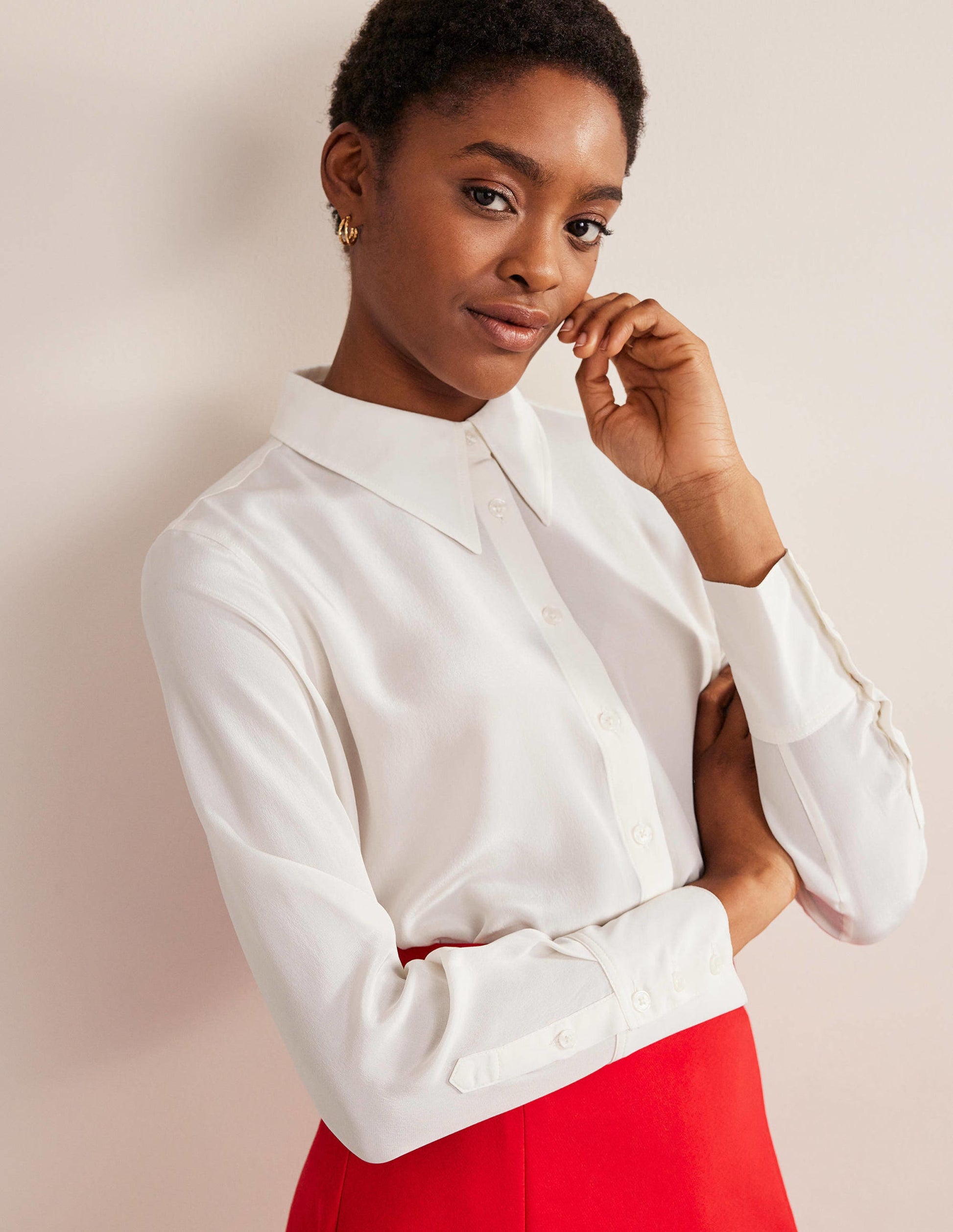 Silk Shirt-Ivory-7