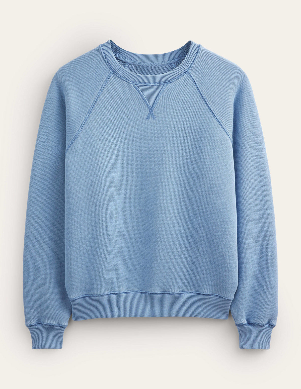 Relaxed Raglan Sweatshirt-Captains Blue - Image 2