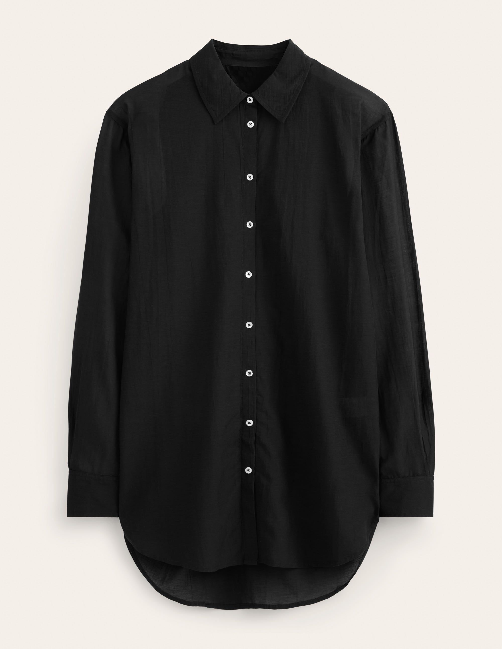 Holiday Longerline Shirt-Black - Image 2