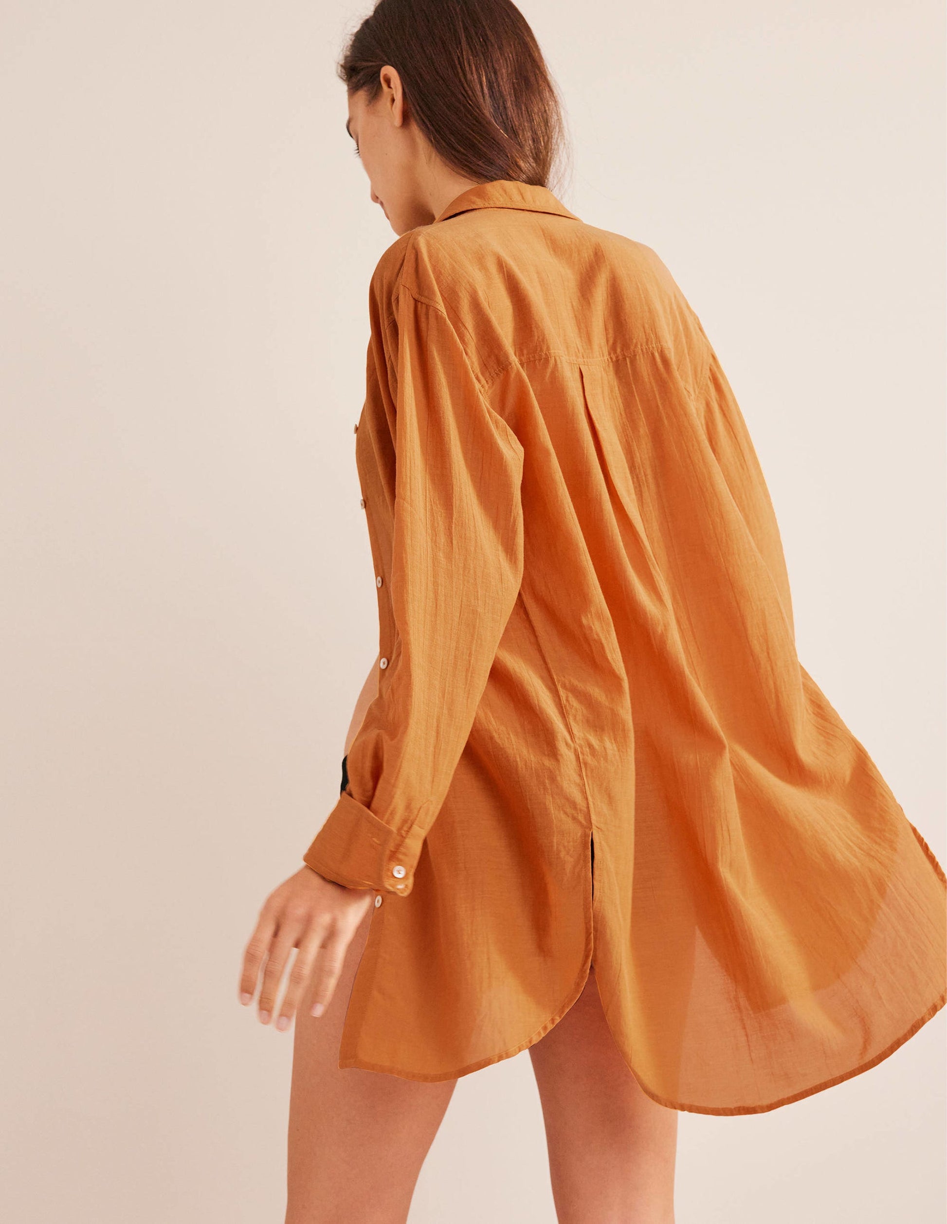 Holiday Longerline Shirt-Harvest Gold-3