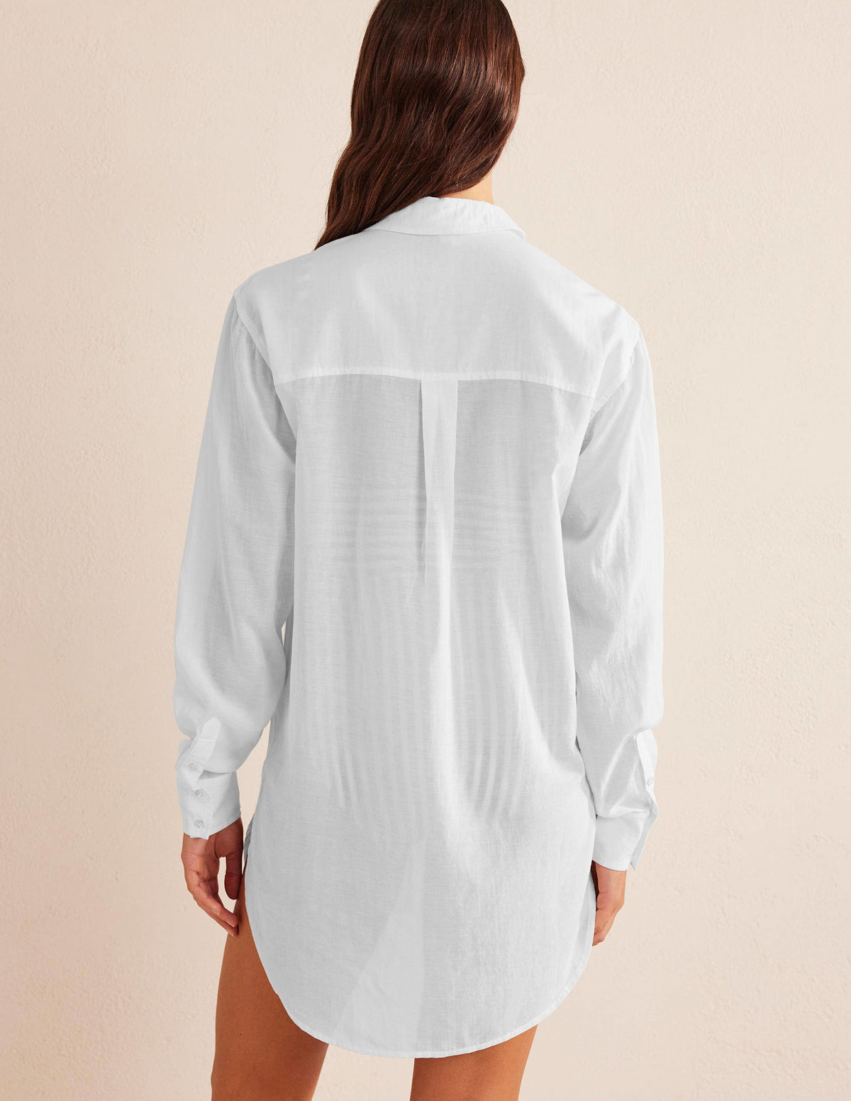 Holiday Longerline Shirt-White - Image 3