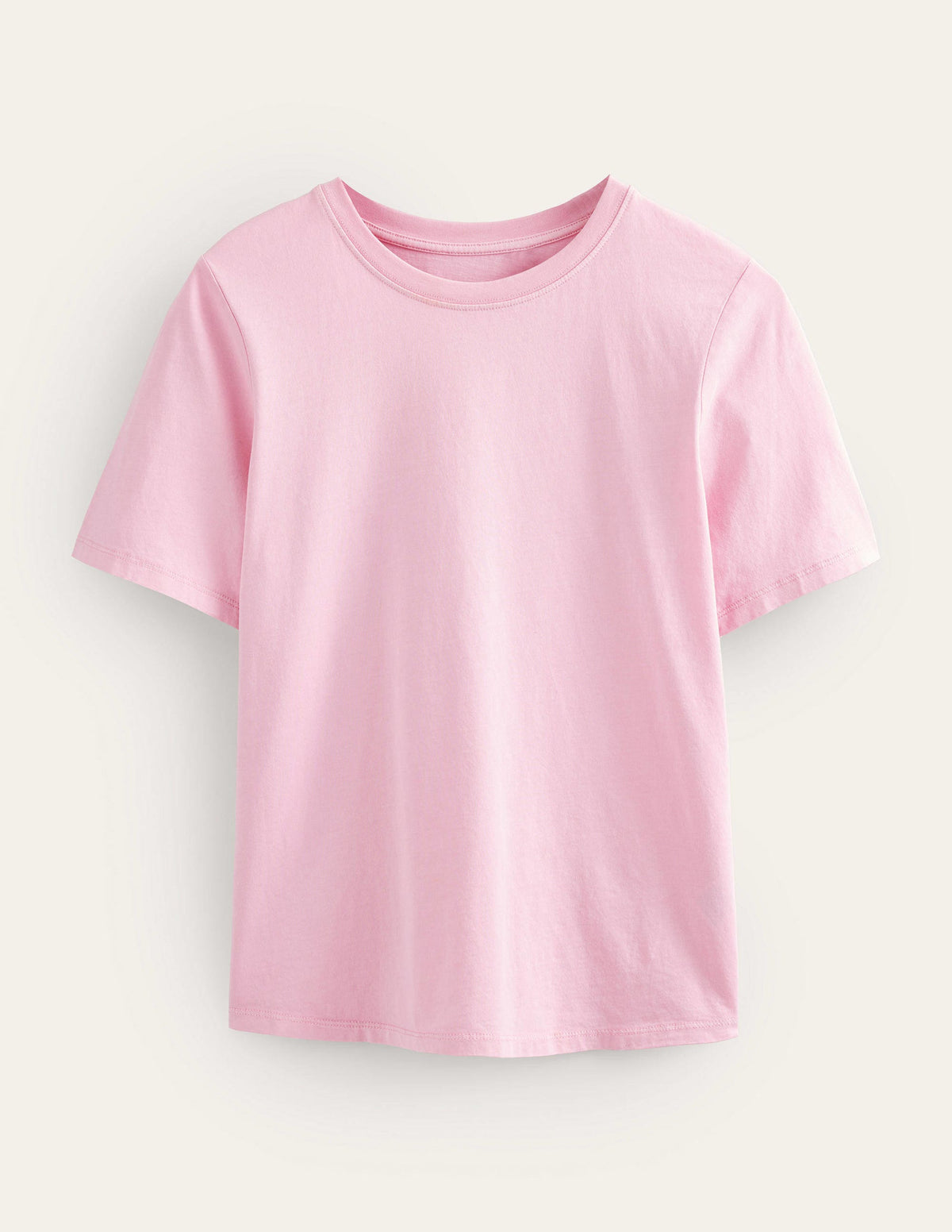 Vegetable Dyed Crew T-Shirt-Pink - Image 5