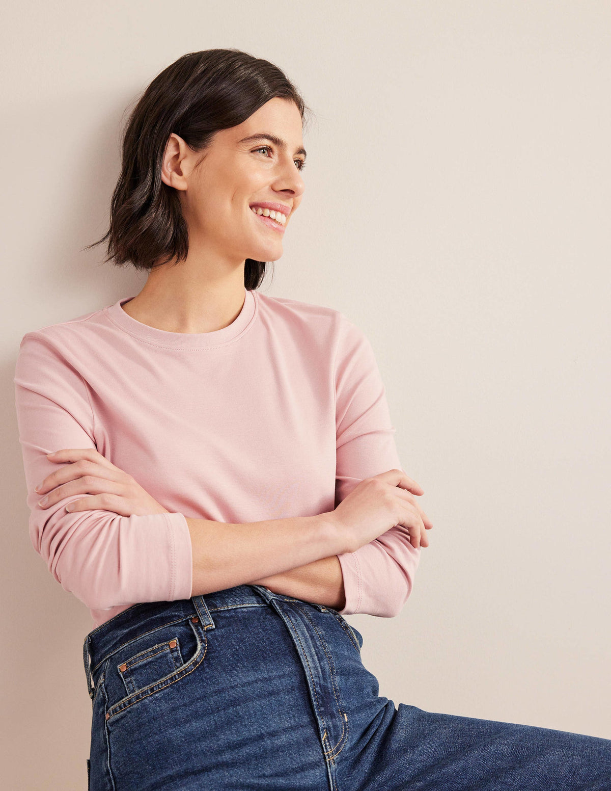 Perfect Long Sleeve T-Shirt-Milkshake - Image 1