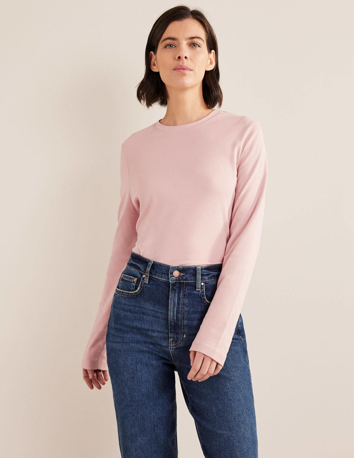 Perfect Long Sleeve T-Shirt-Milkshake - Image 4
