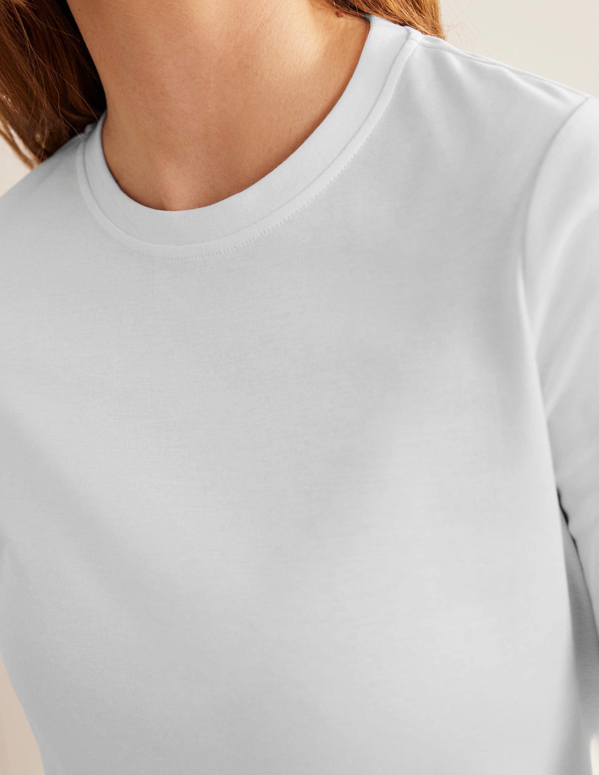 Perfect Long Sleeve T-Shirt-White - Image 2