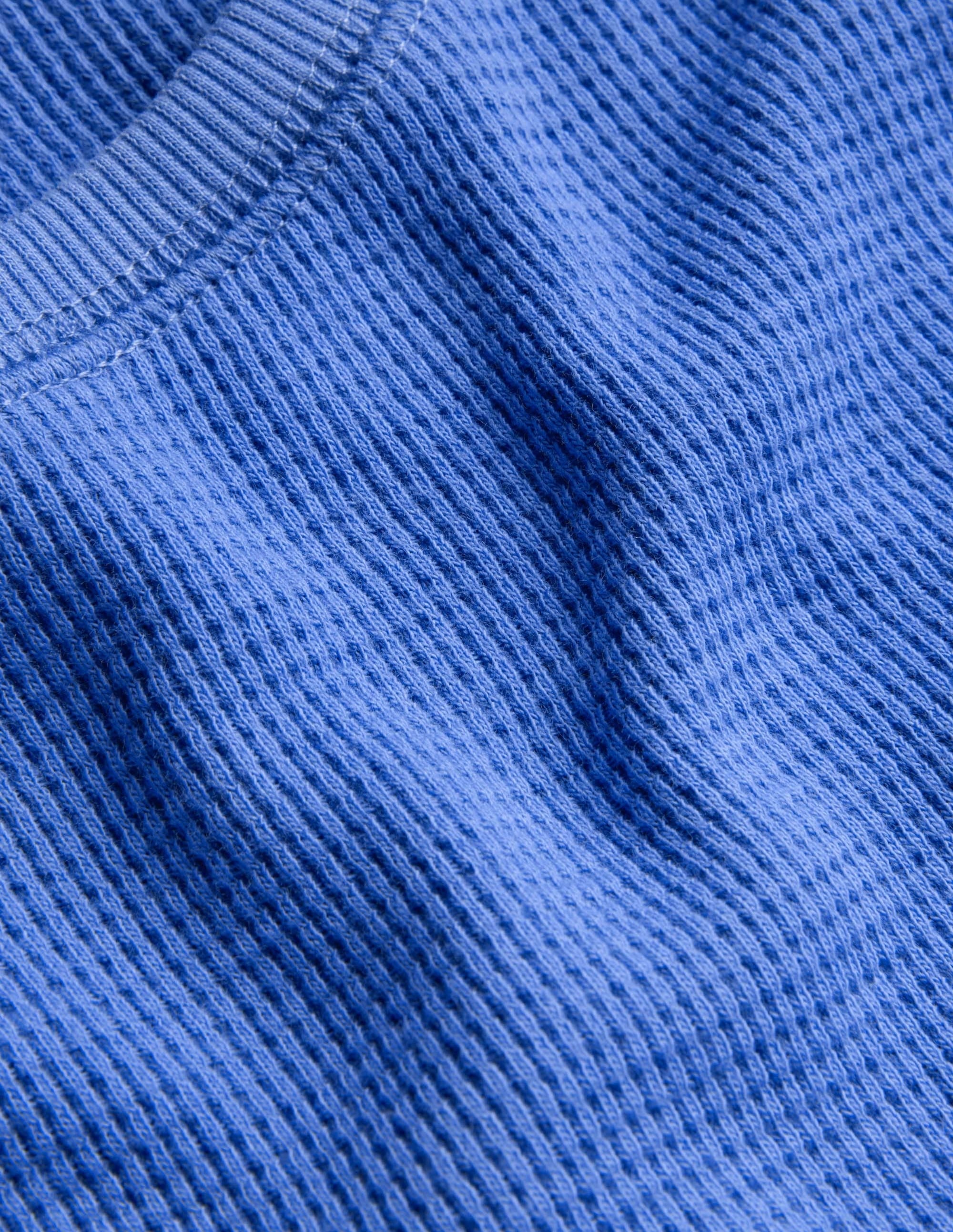 Textured Waffle Detail Top-Nebulas Blue - Image 3