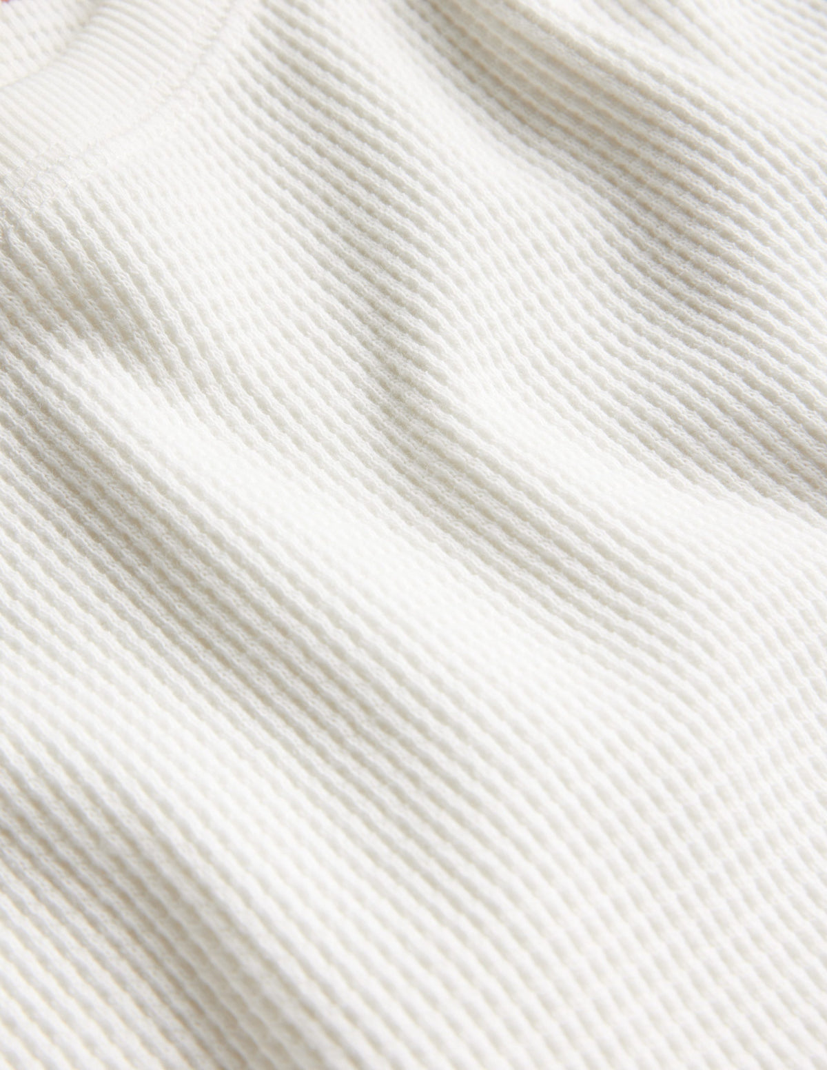 Textured Waffle Detail Top-Ivory-6