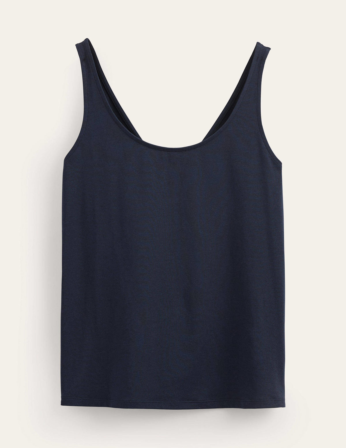 Open Back Tank Top-Navy-5
