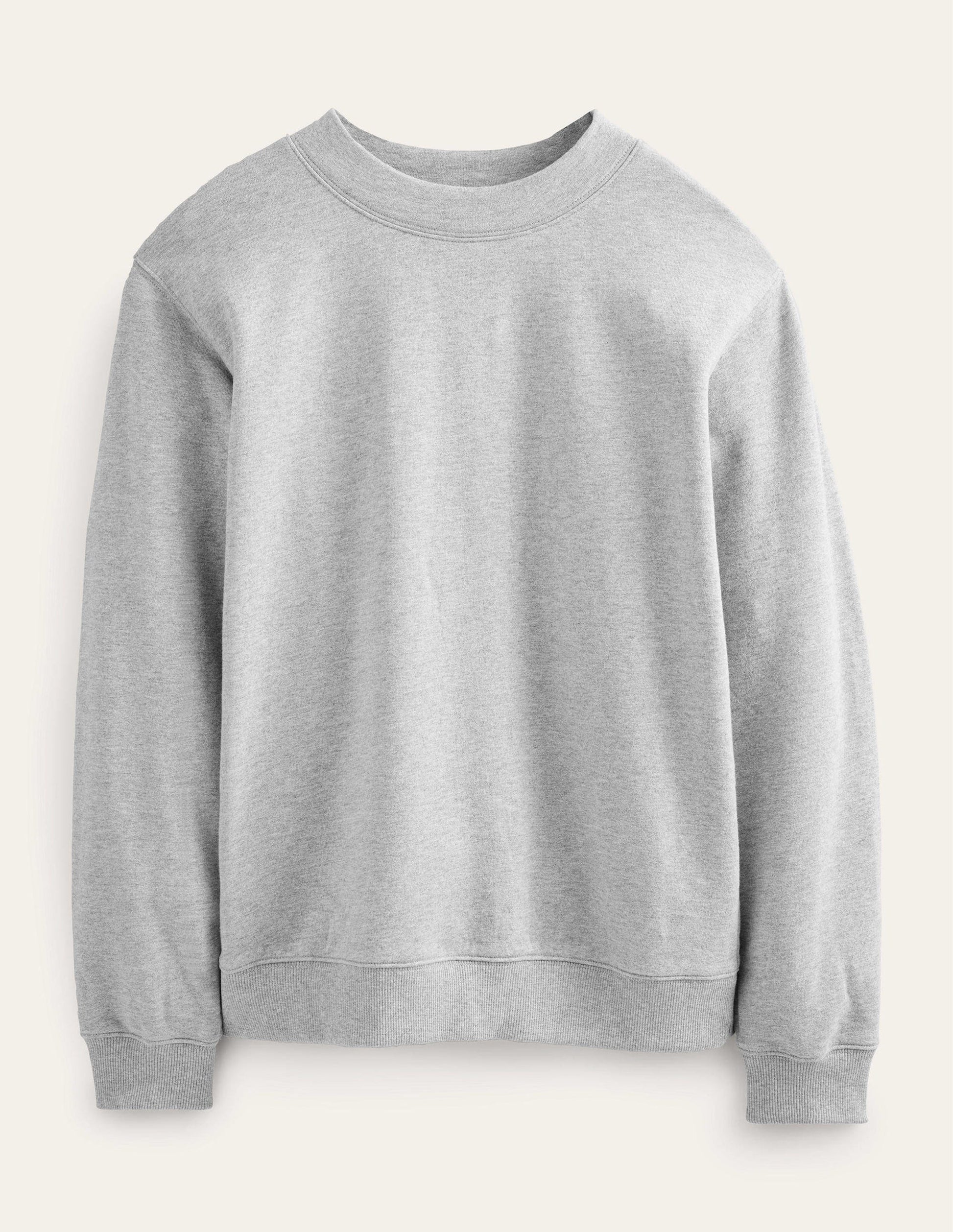 Oversized Sweatshirt-Grey Marl-5