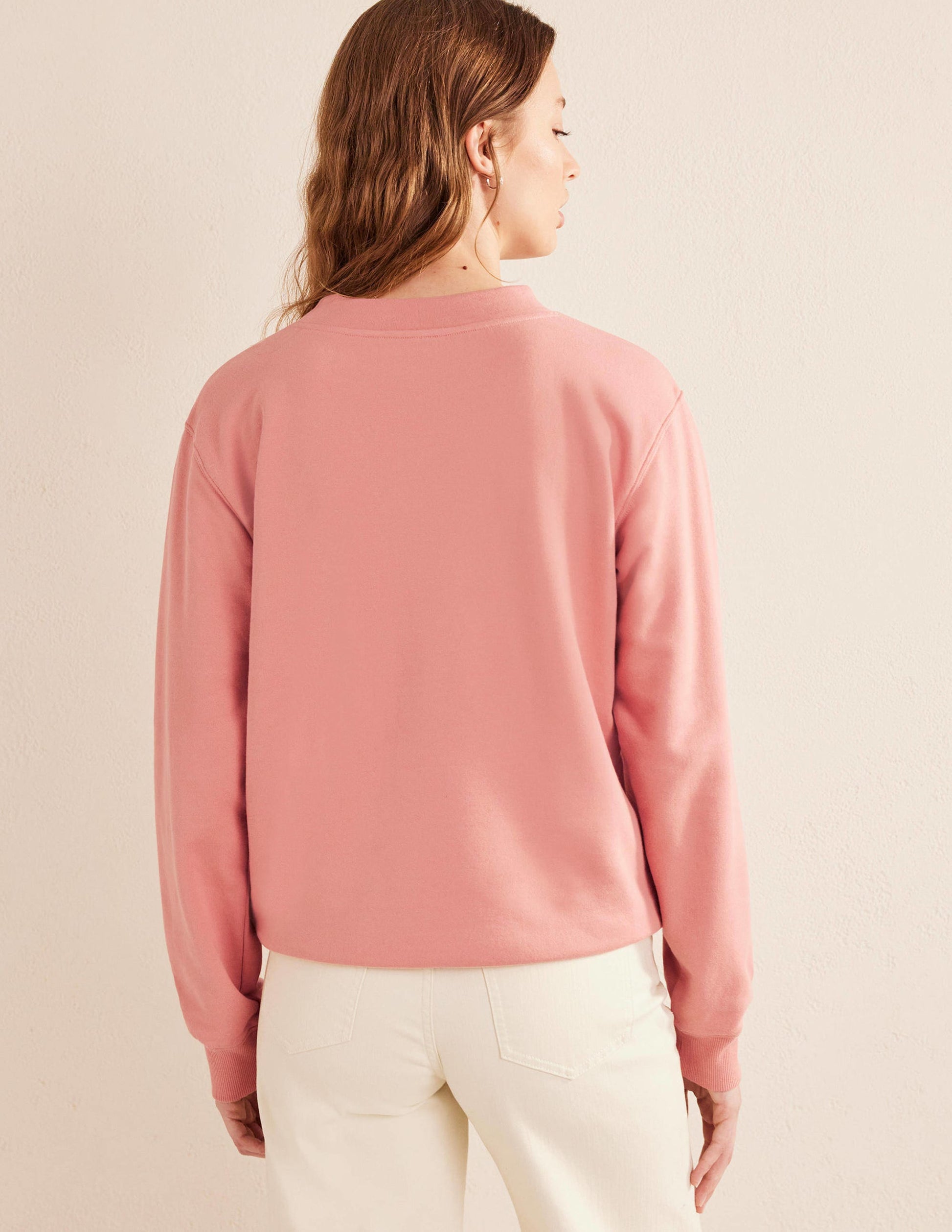Oversized Sweatshirt-Rose Pink-3