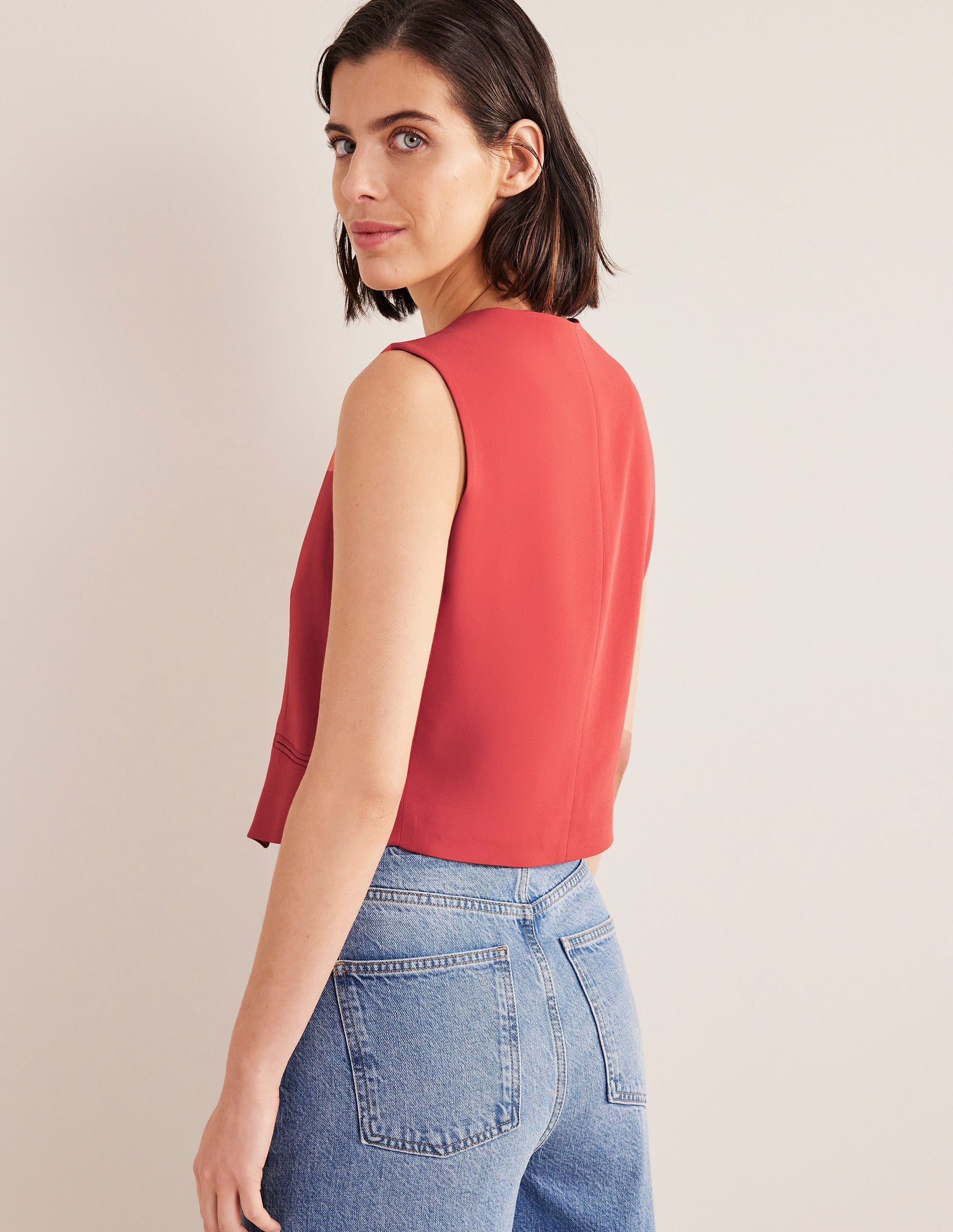 Fluid Tailored Vest-Fox-3