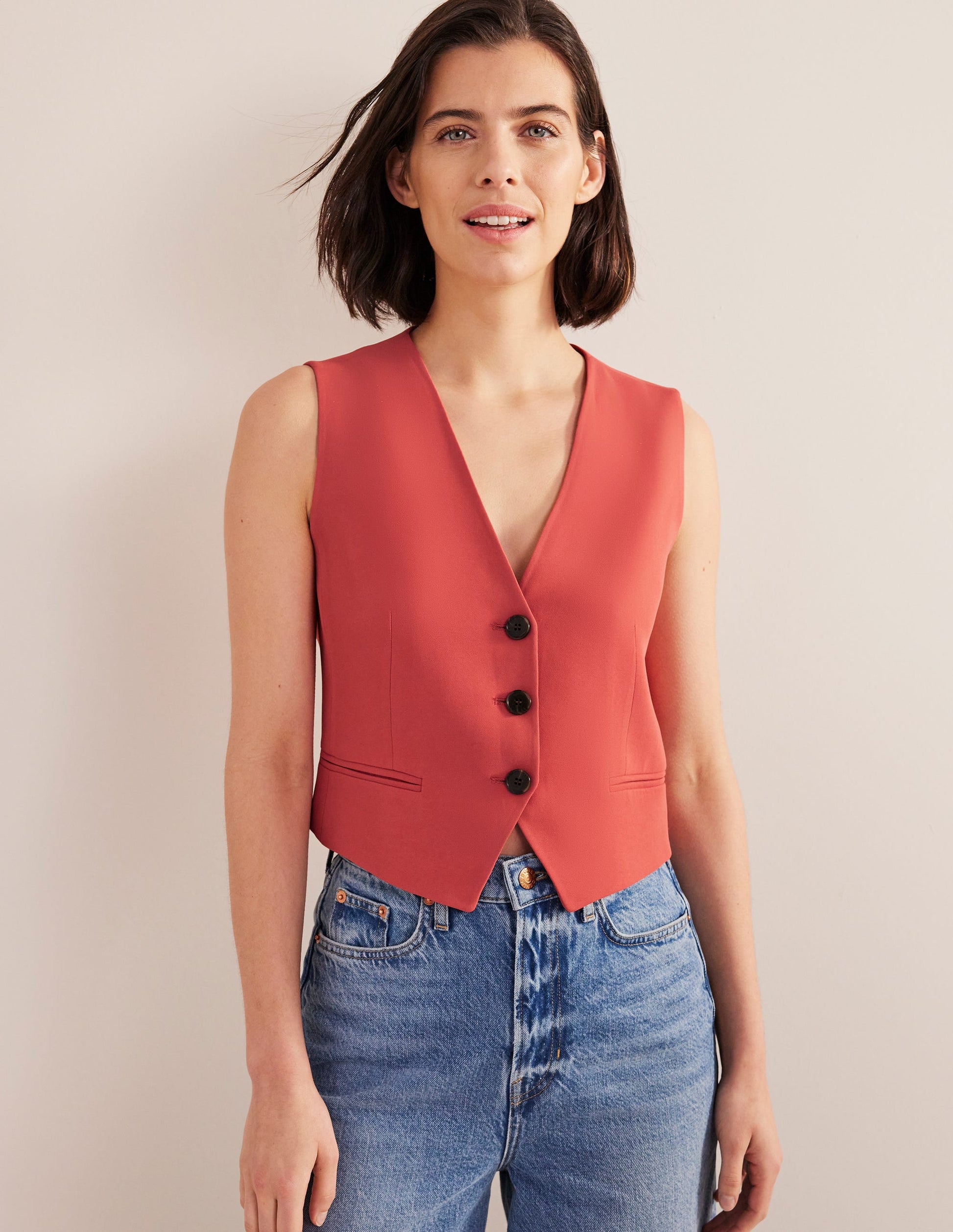 Fluid Tailored Vest-Fox-4