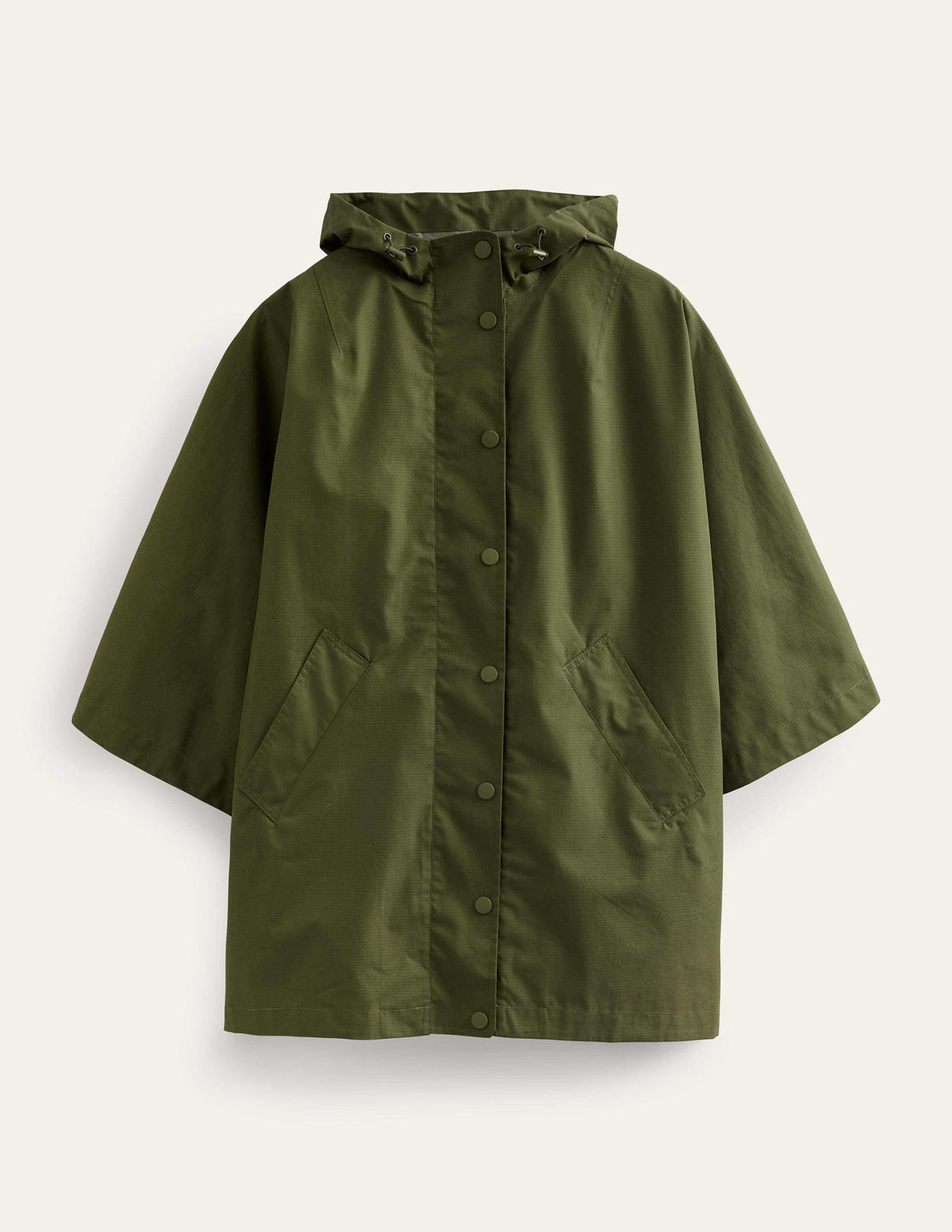 Waterproof Cape Jacket-Khaki - Image 5