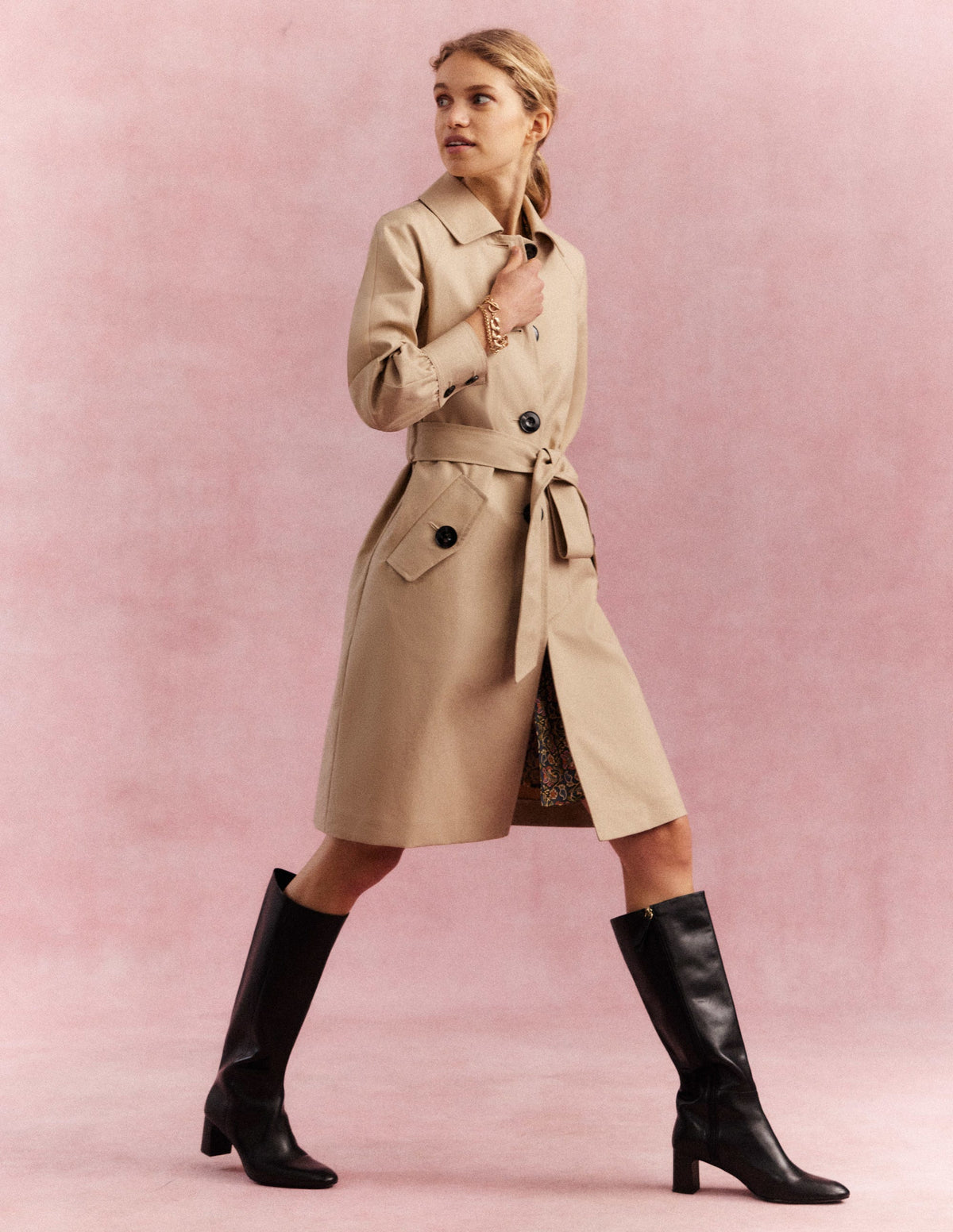 Belted Trench Coat-Rope - Image 7