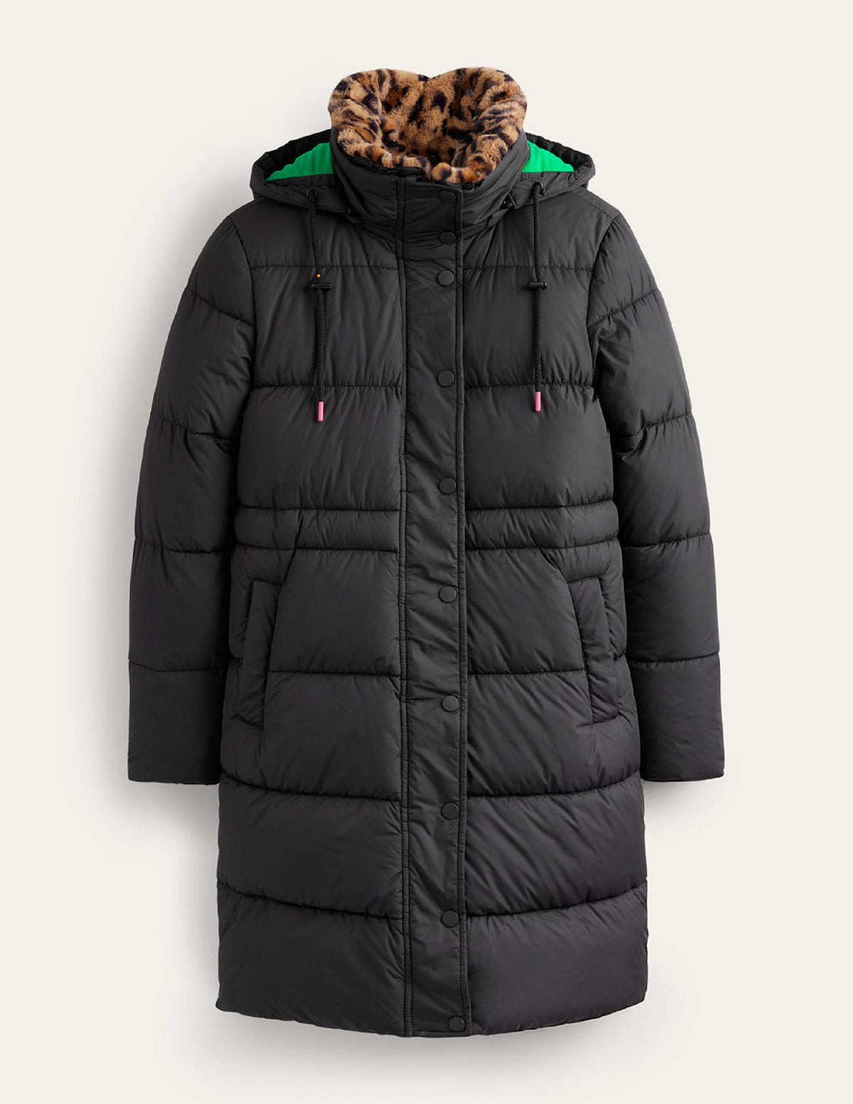 Bamburgh Puffer Coat-BLACK - Image 7