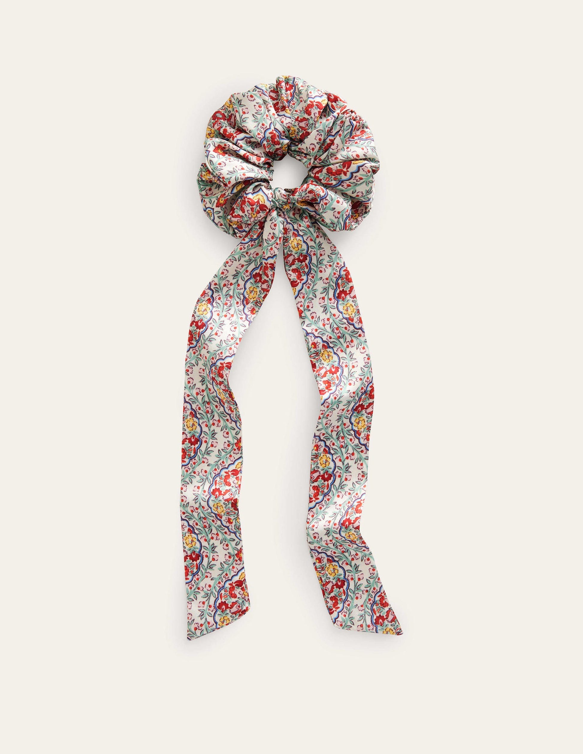 Scarf Hair Scrunchie-Multi Vine, Terrace-2