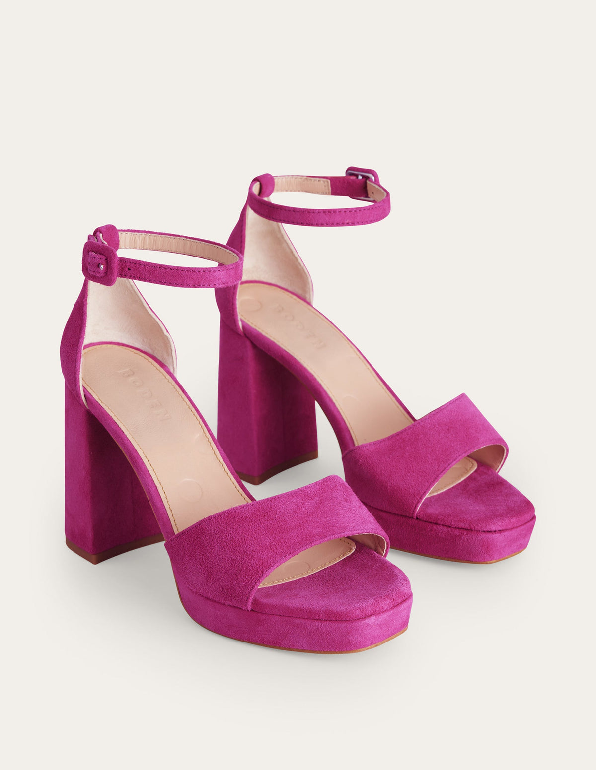 Heeled Platform Sandals-Festival Pink - Image 3