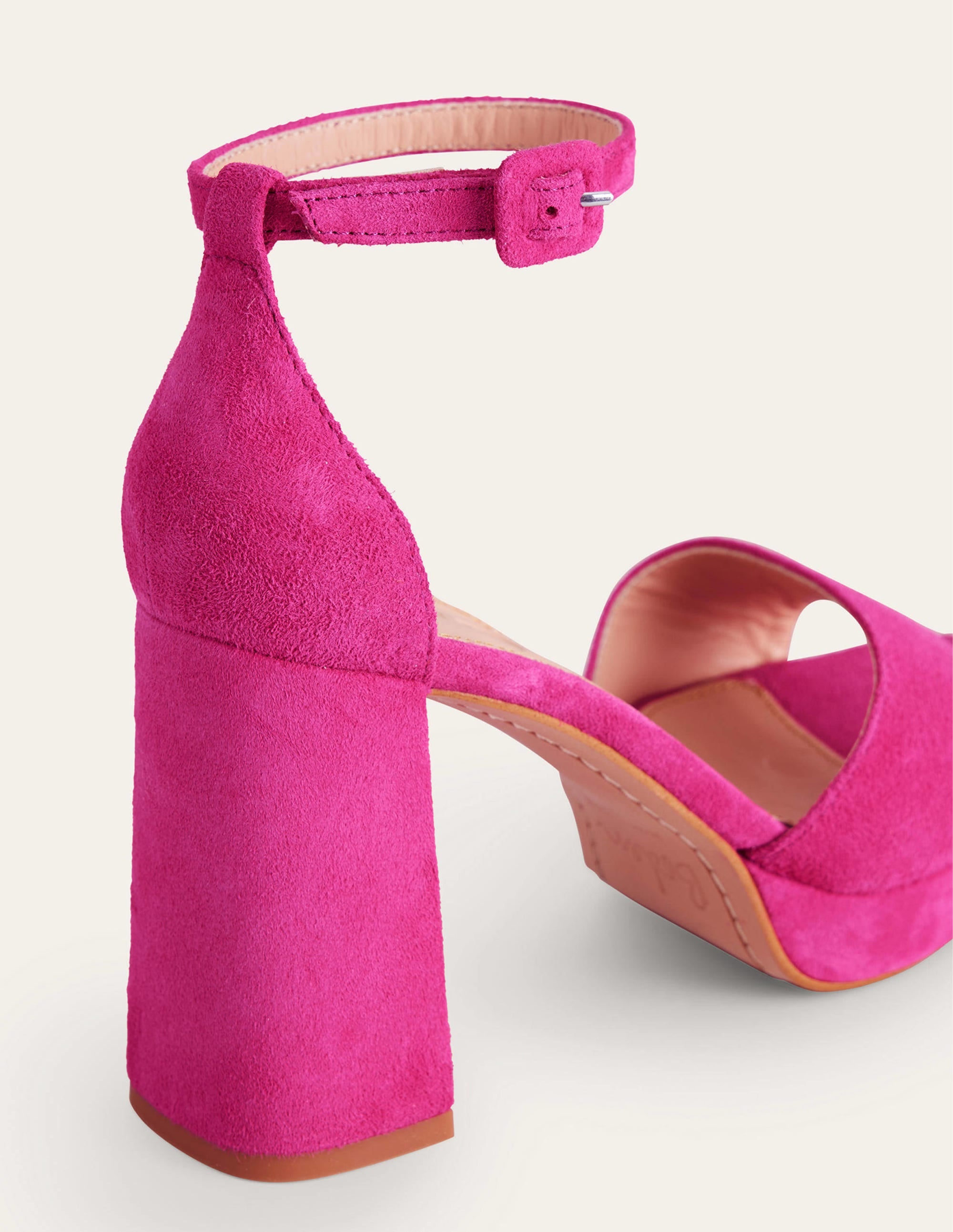 Heeled Platform Sandals-Festival Pink - Image 4