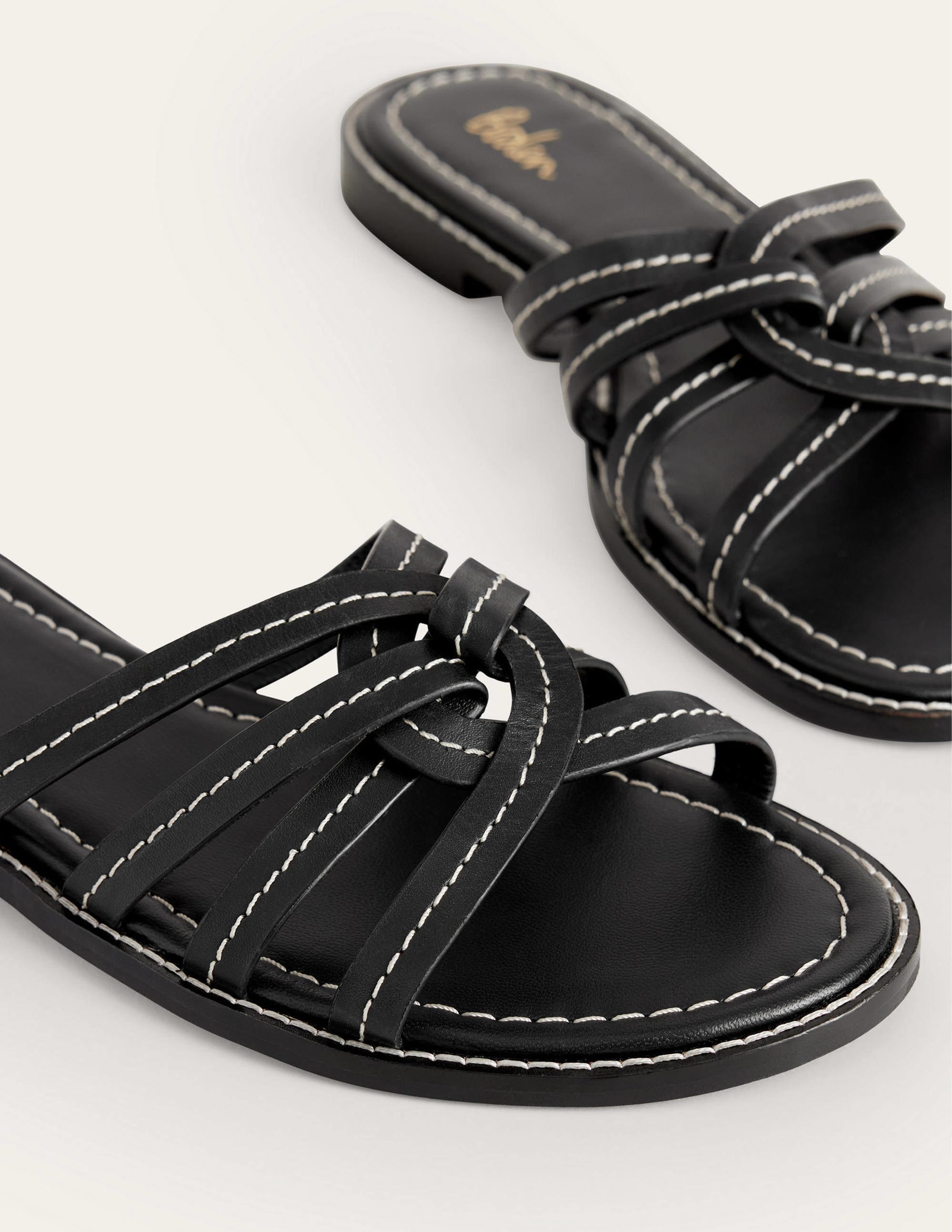 Multi Strap Sliders-Black - Image 4