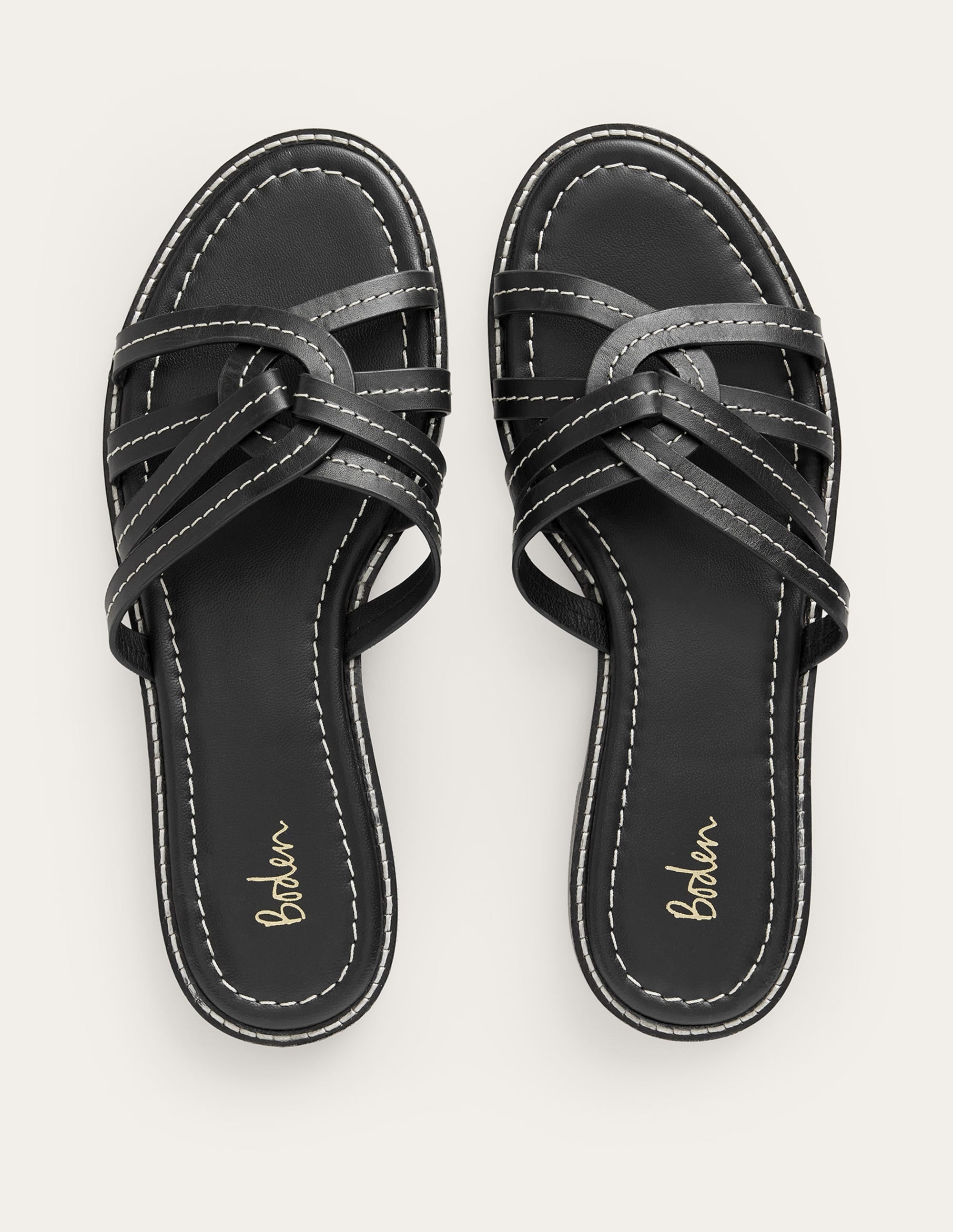 Multi Strap Sliders-Black - Image 5