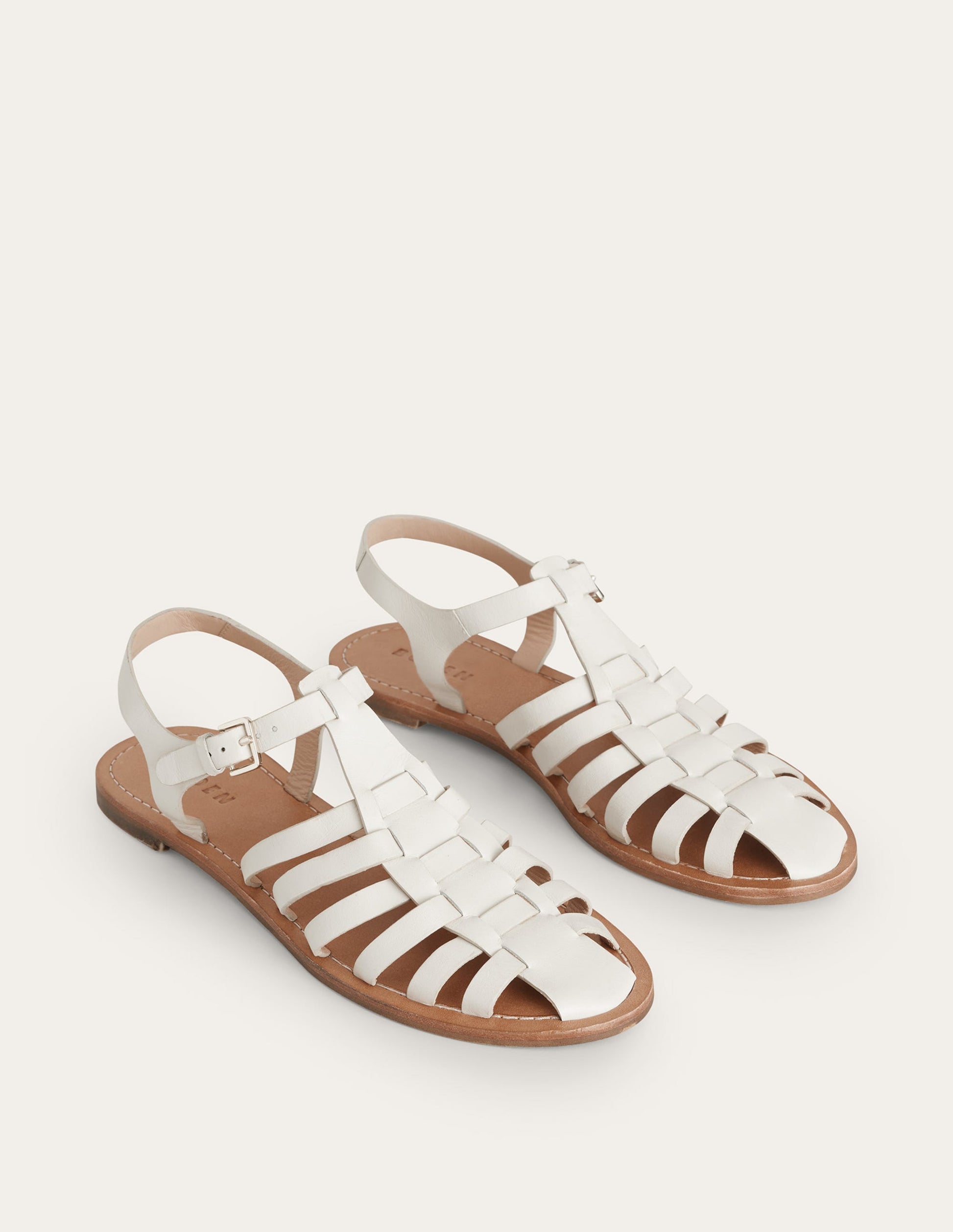 Traditional Fisherman Sandals-Ecru-3