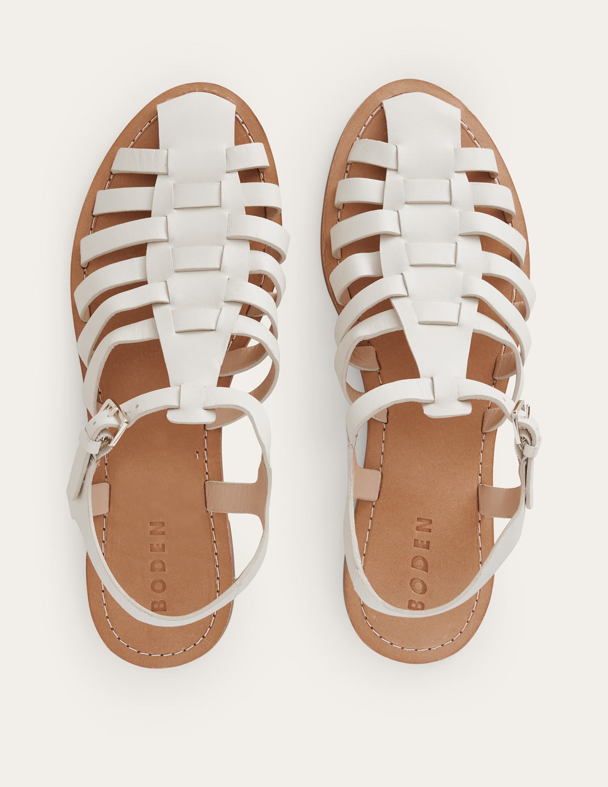 Traditional Fisherman Sandals-Ecru - Image 5
