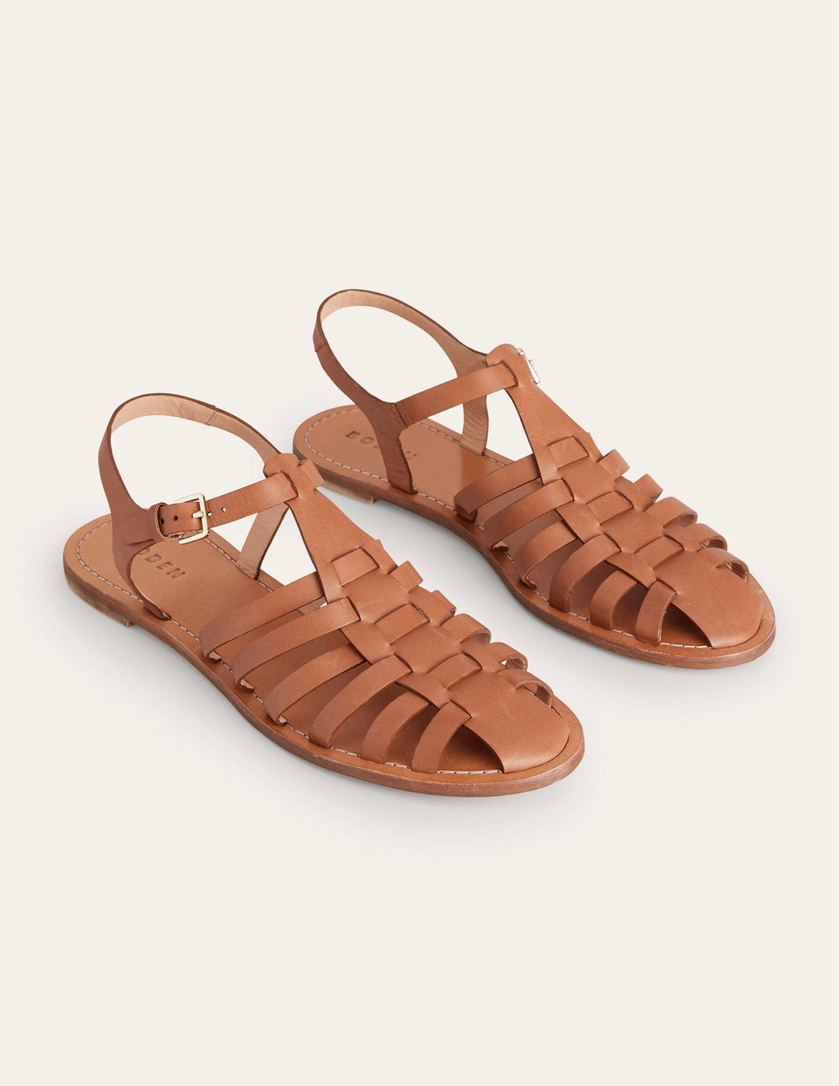Traditional Fisherman Sandals-Tan - Image 3